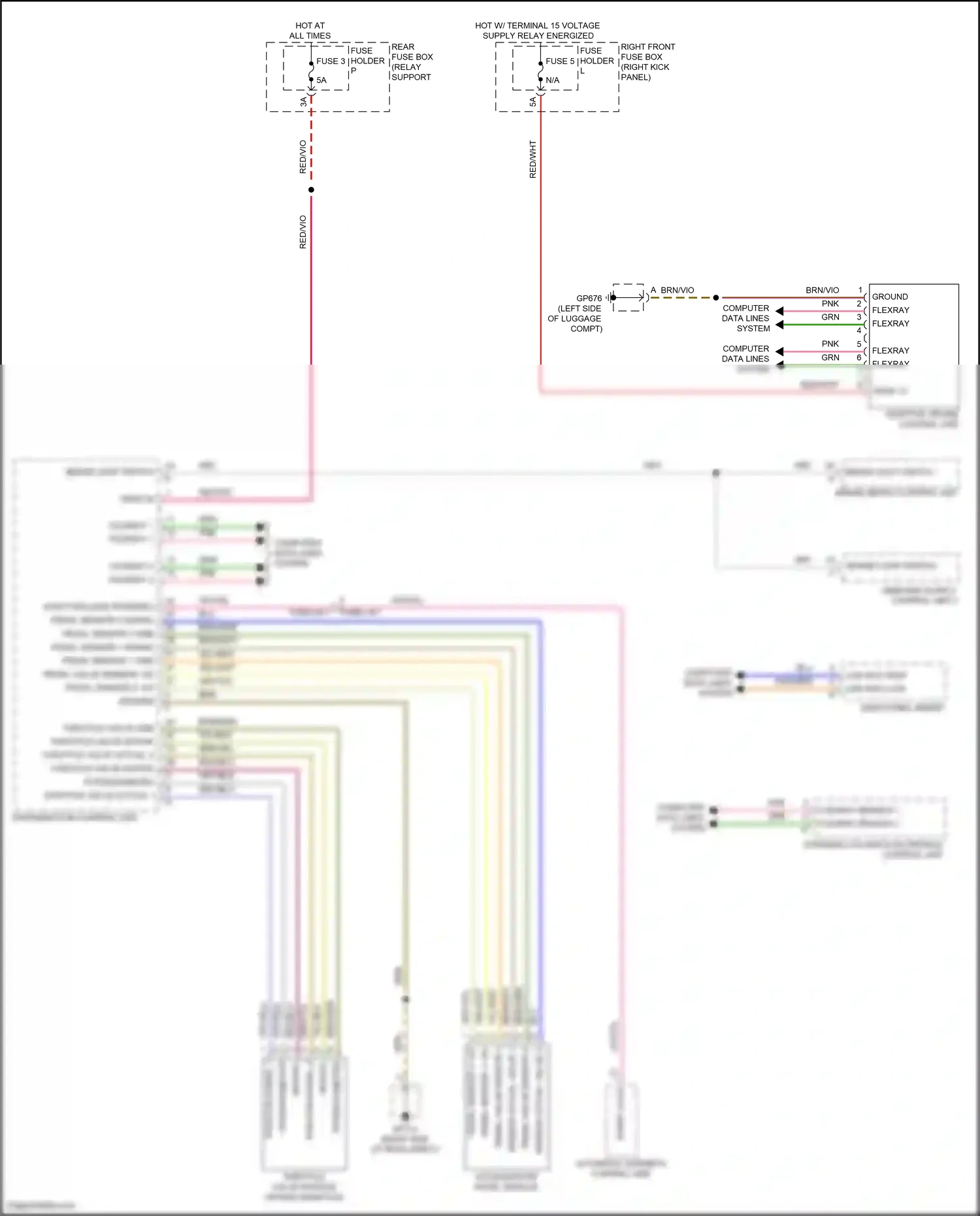 Wiring diagram computer data lines system for Porsche 911 GT3 992 (2020-2024) (72 of 82)