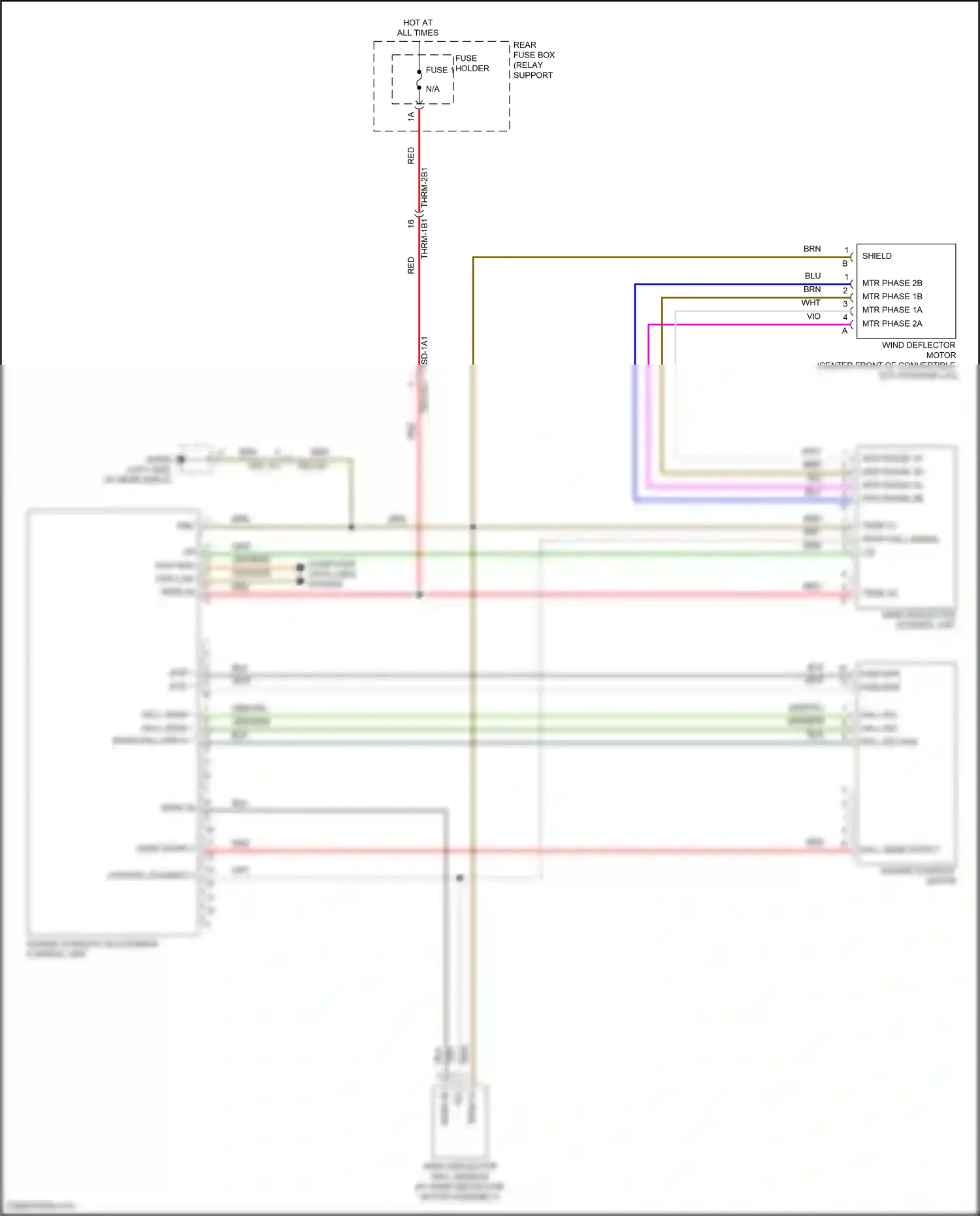 Wiring diagram control element 4 for Porsche 911 GT3 992 (2020-2024) (1 of 1)
