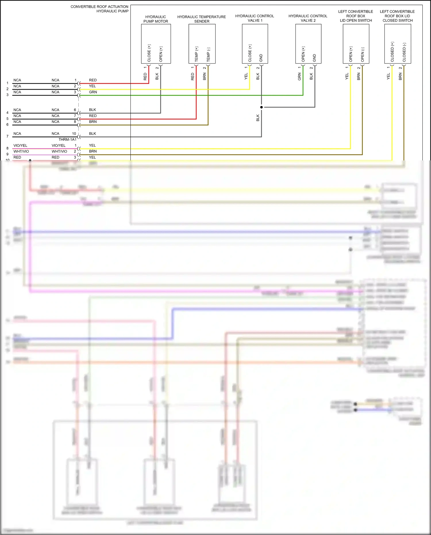 Wiring diagram hall sensor 2 for Porsche 911 GT3 992 (2020-2024) (2 of 2)