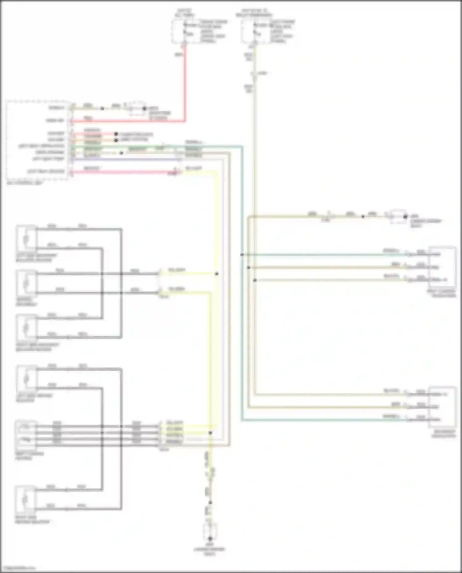Wiring diagram a/c control unit for Porsche 911 Targa 4 991 facelift (2015-2019) (4 of 12)