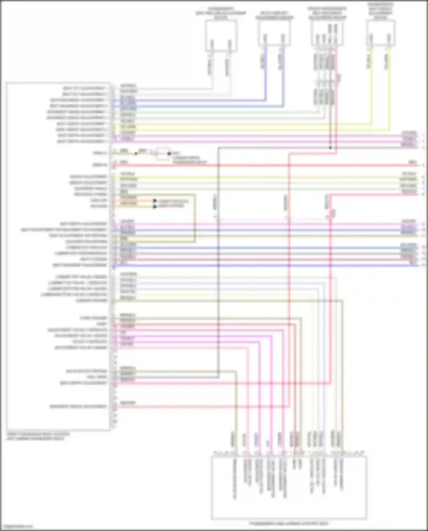 Wiring diagram adjustment valve 3 bleed for Porsche 911 Targa 4 991 facelift (2015-2019) (1 of 1)