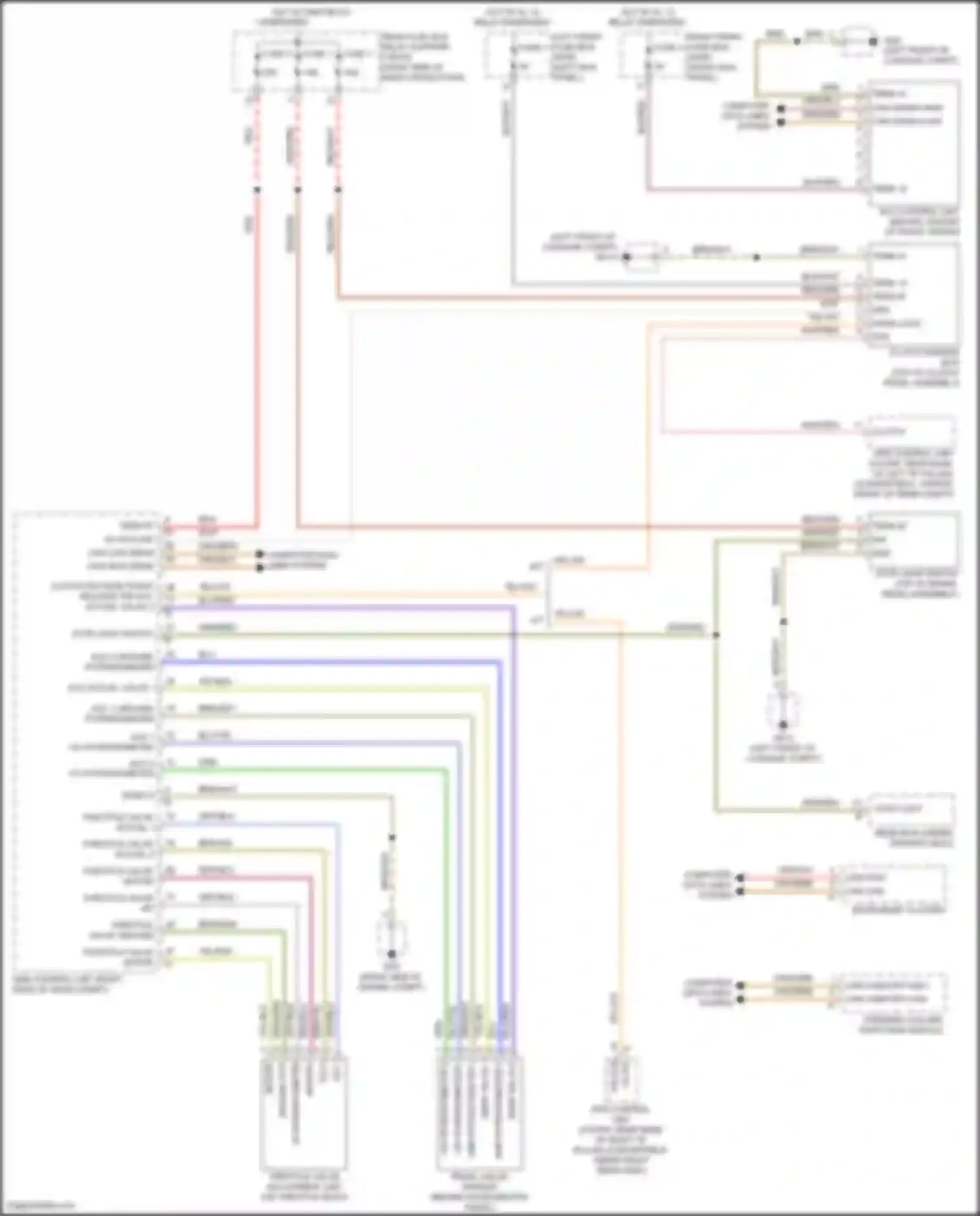 Wiring diagram epb control unit for Porsche 911 Targa 4 991 facelift (2015-2019) (2 of 9)