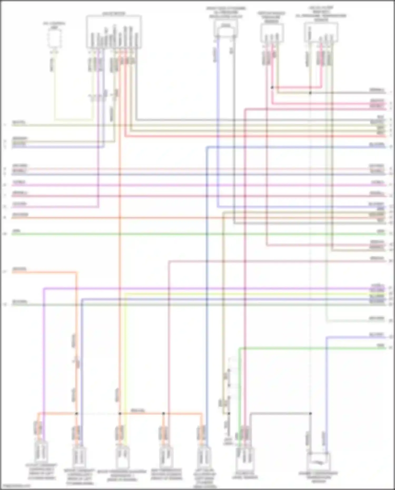 Wiring diagram intake camshaft controller 2 for Porsche 911 Targa 4 991 facelift (2015-2019) (3 of 3)