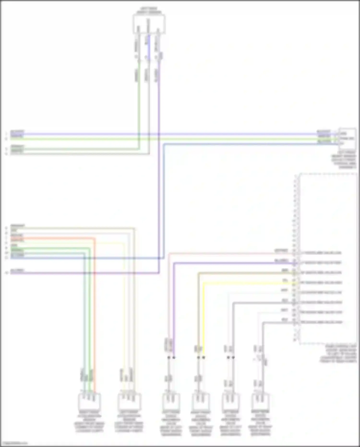 Wiring diagram pwm sig for Porsche 911 Targa 4 991 facelift (2015-2019) (2 of 6)