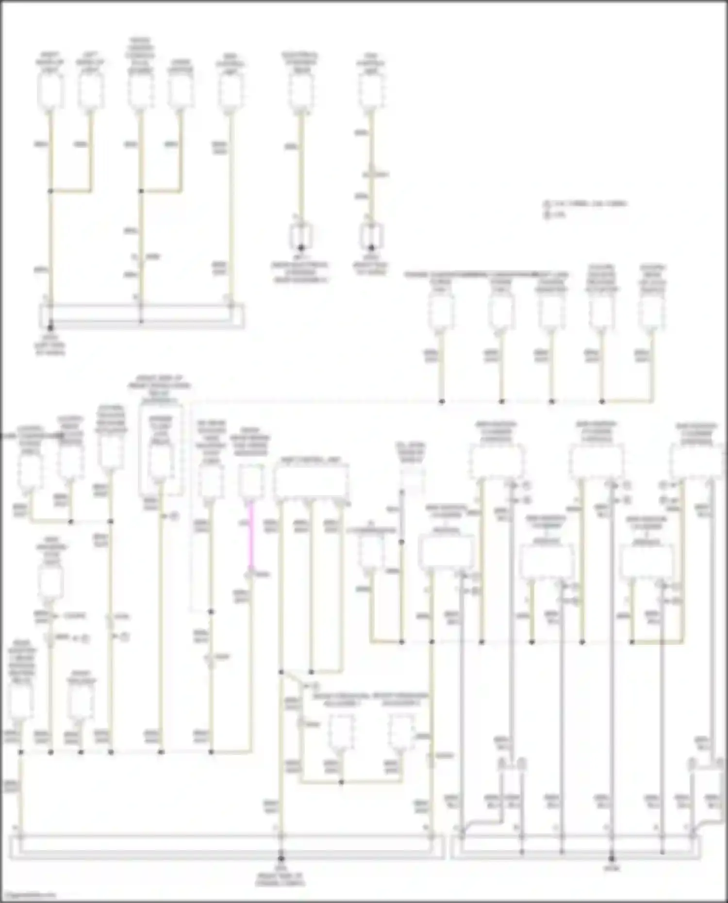 Wiring diagram rear lid lock switch for Porsche 911 Targa 4 991 facelift (2015-2019) (1 of 1)
