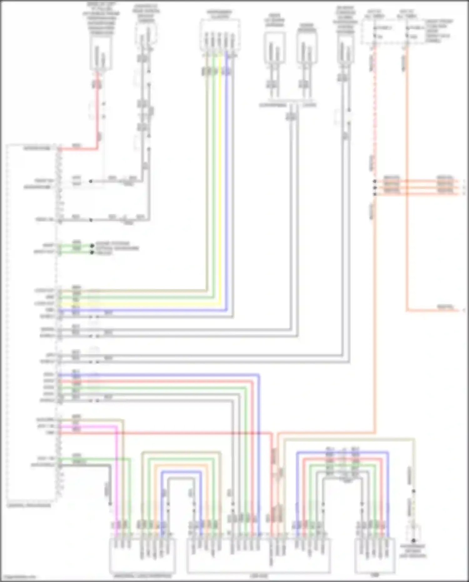 Wiring diagram usb vcc for Porsche 911 Targa 4 991 facelift (2015-2019) (2 of 12)