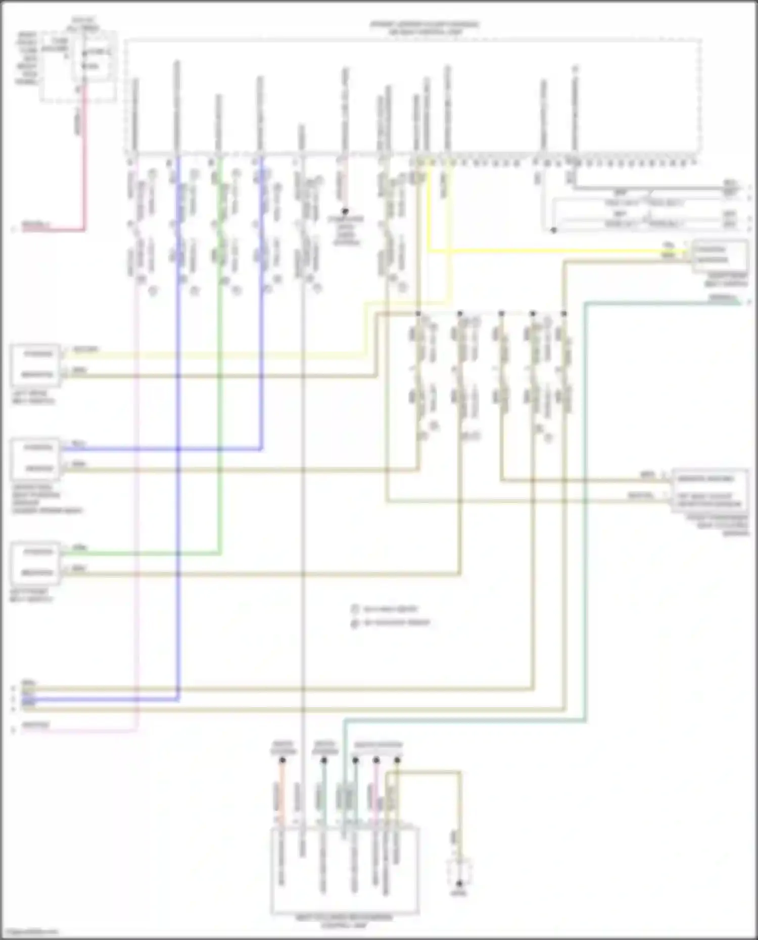 Wiring diagram detection sensor for Porsche 911 Targa 4 992 (2019-2024) (1 of 1)
