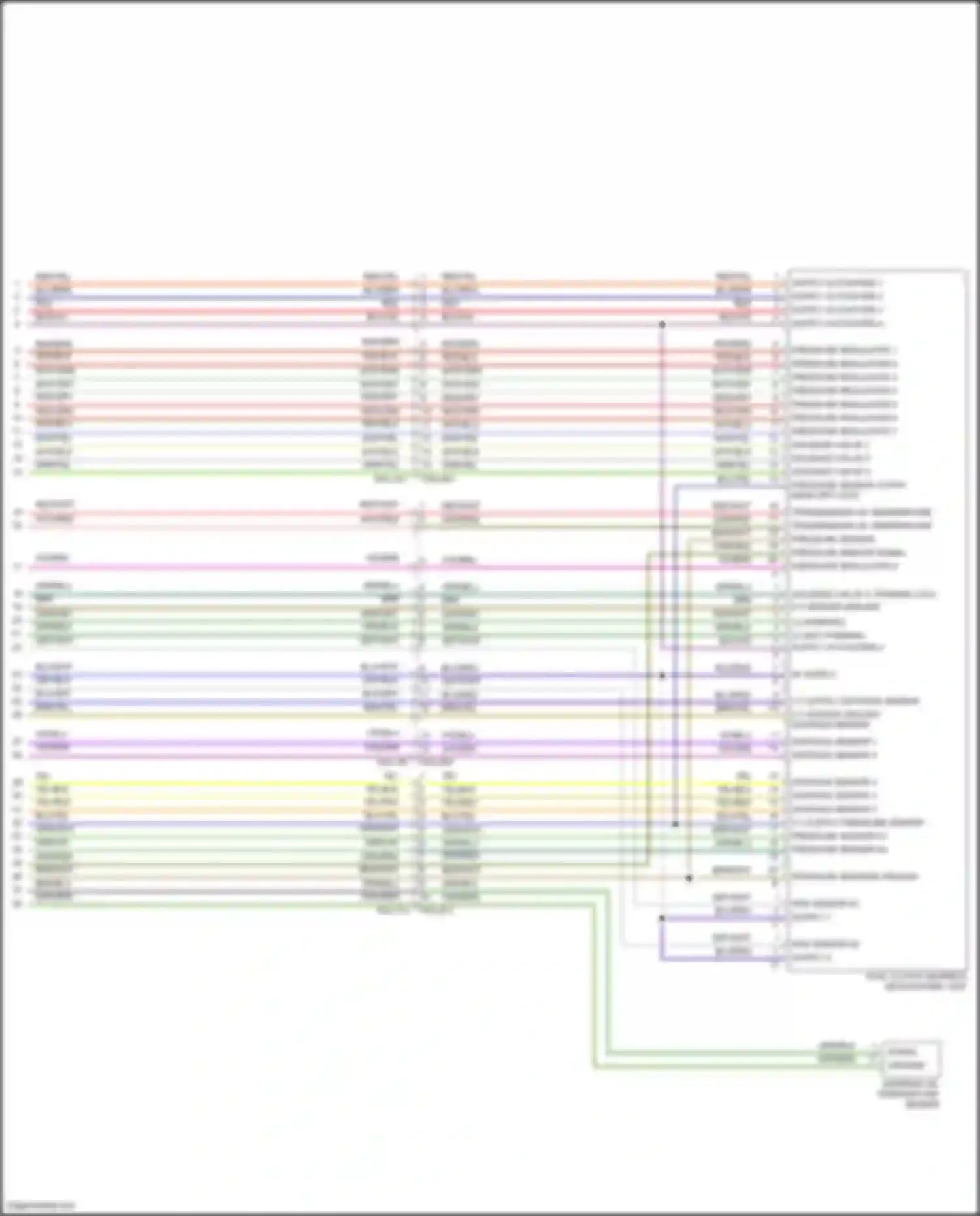 Wiring diagram pressure sensor contr rear diff lock for Porsche 911 Targa 4 992 (2019-2024) (1 of 1)
