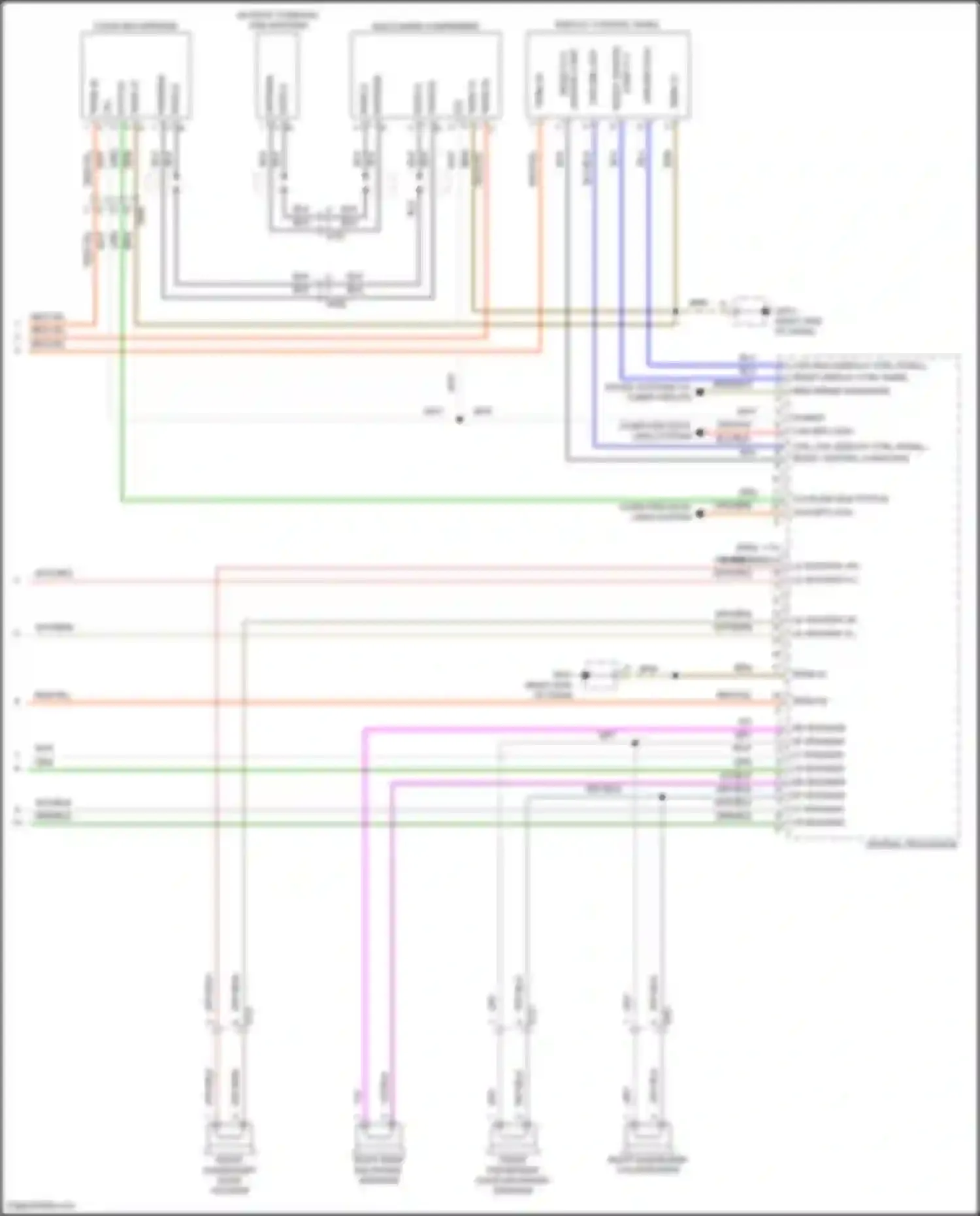 Wiring diagram computer data lines system for Porsche 911 Targa 4S 991 facelift (2015-2019) (35 of 91)