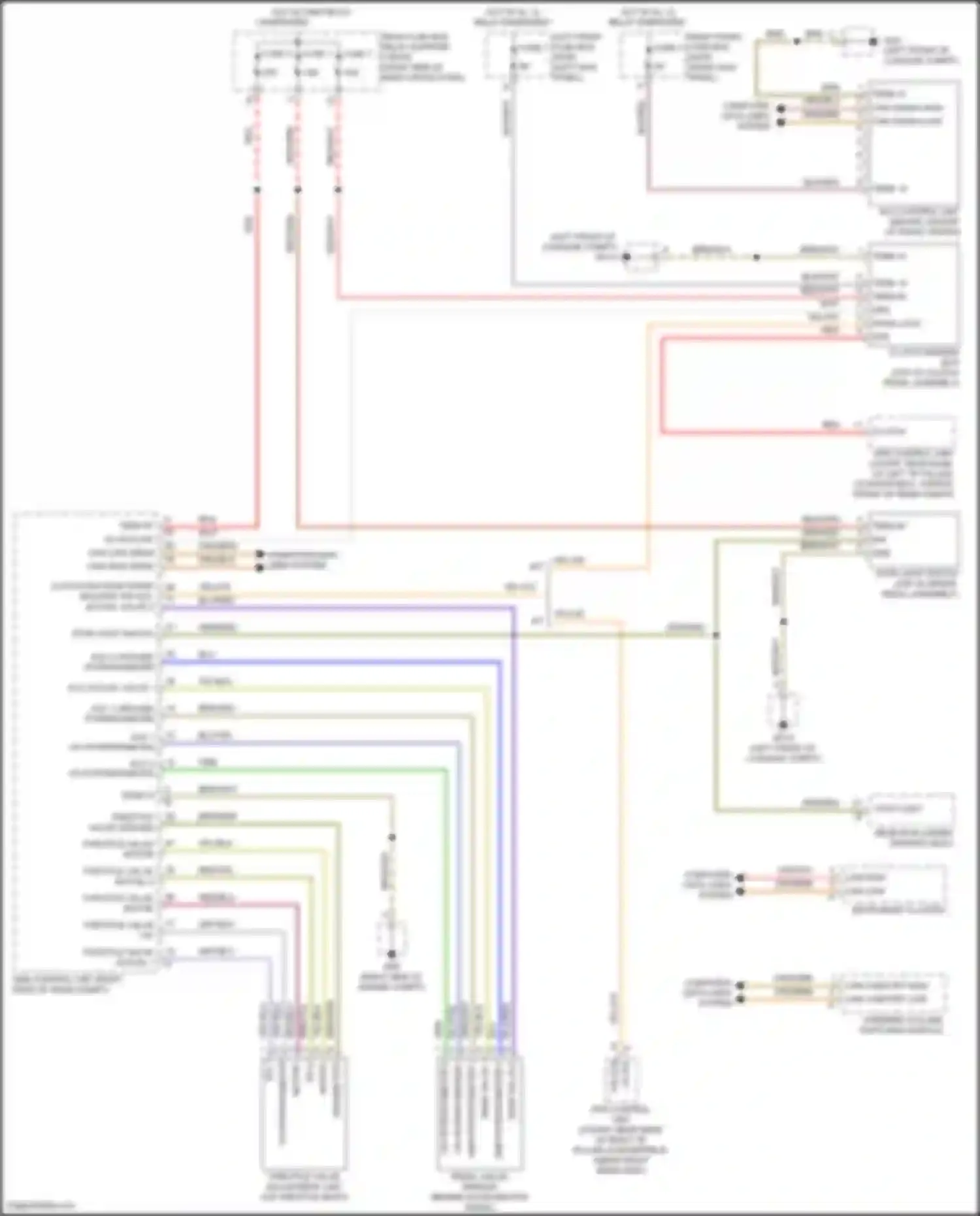 Wiring diagram steering column switching module for Porsche 911 Targa 4S 991 facelift (2015-2019) (2 of 9)