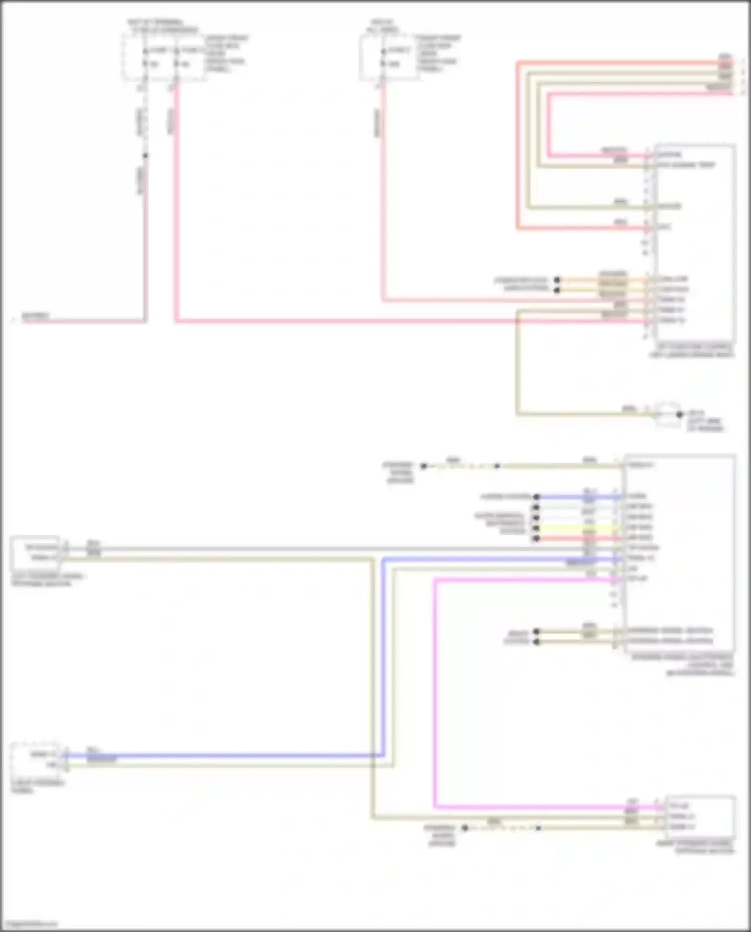 Wiring diagram blk/red for Porsche 911 Turbo 991 facelift (2016-2020) (3 of 31)