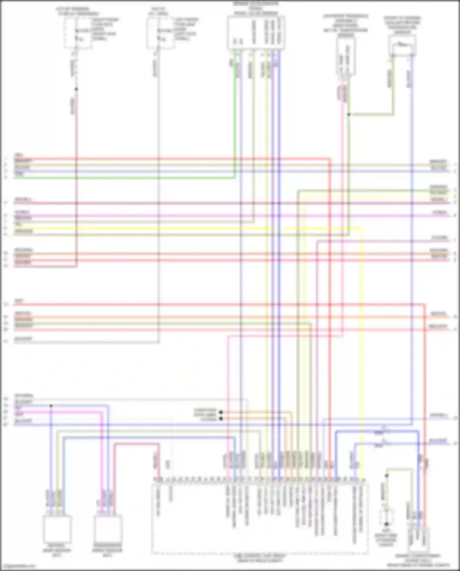 Wiring diagram computer data lines system for Porsche 911 Turbo 991 facelift (2016-2020) (89 of 91)
