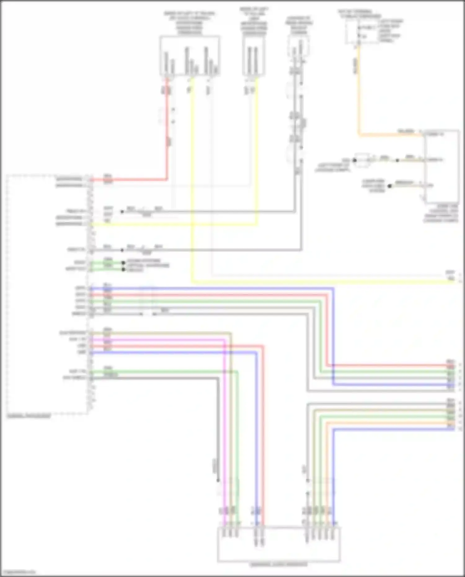 Wiring diagram computer data lines system for Porsche 911 Turbo 991 facelift (2016-2020) (17 of 91)