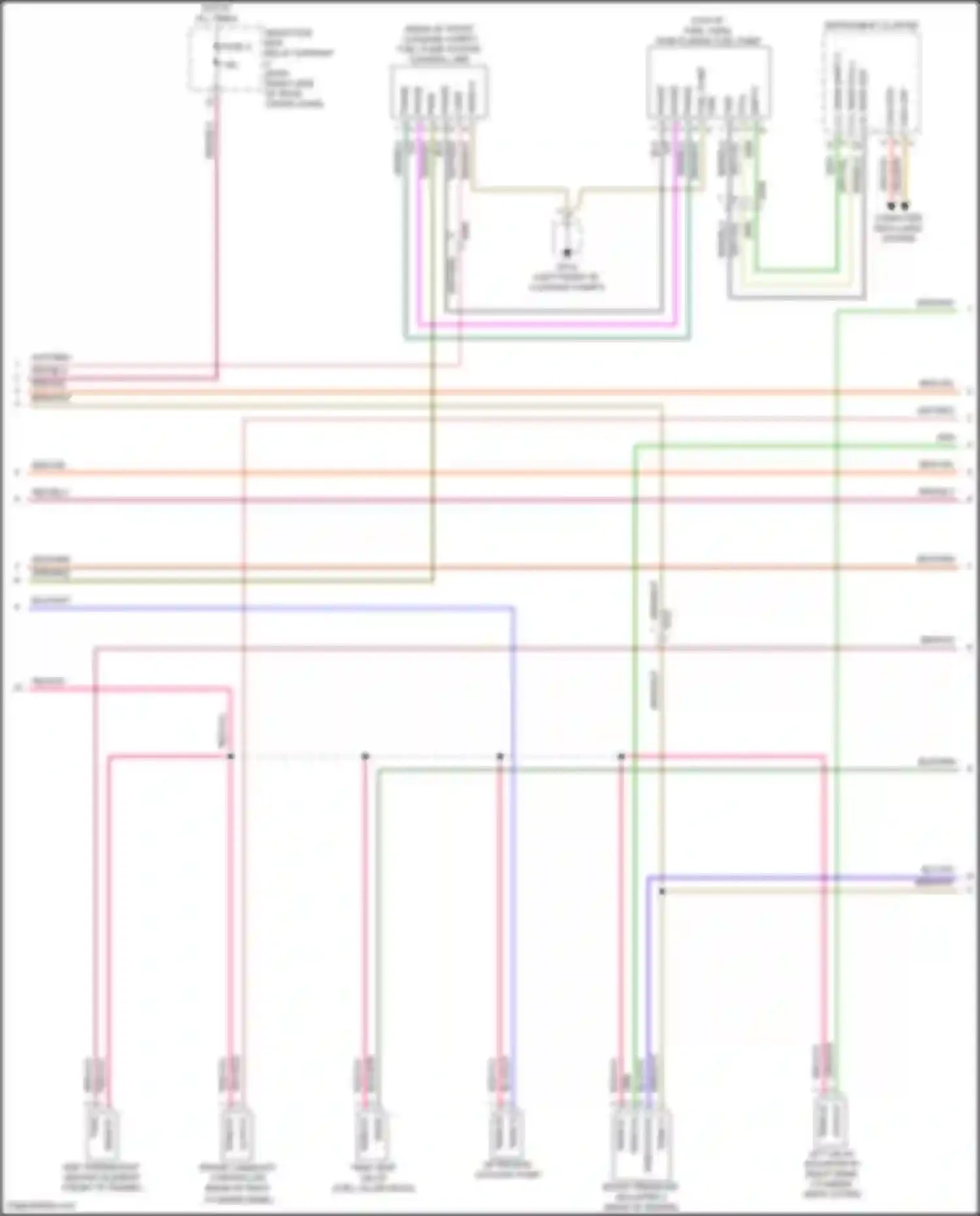 Wiring diagram computer data lines system for Porsche 911 Turbo 991 facelift (2016-2020) (85 of 91)