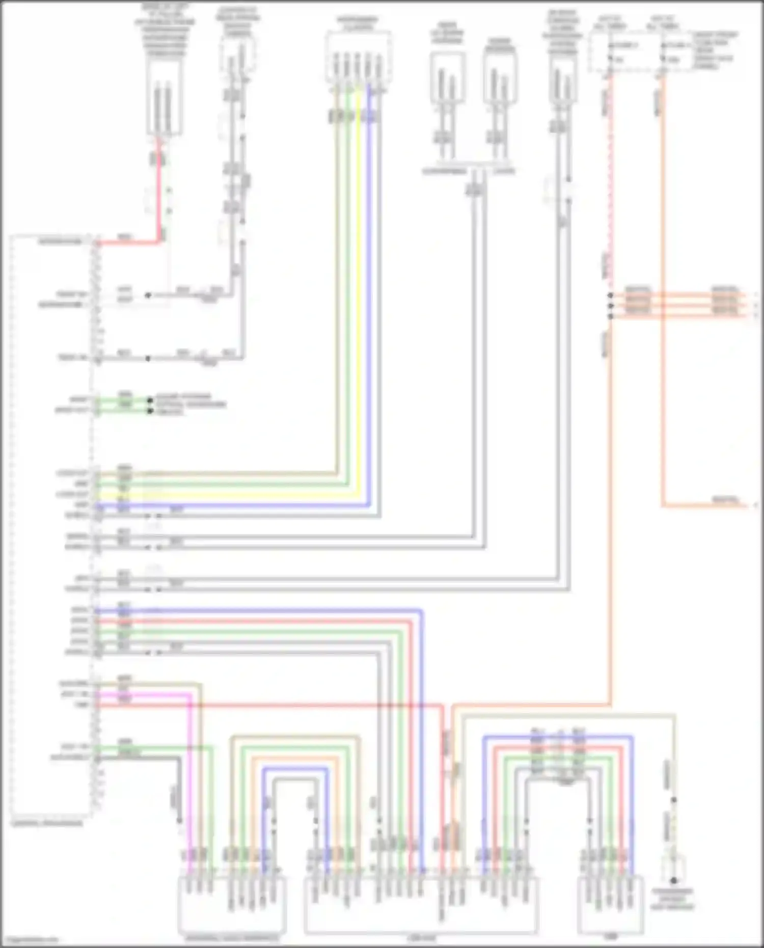 Wiring diagram instrument cluster for Porsche 911 Turbo 991 facelift (2016-2020) (1 of 27)