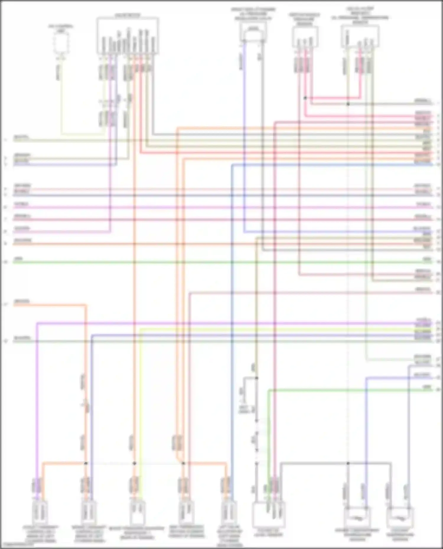 Wiring diagram pulses oil level sensor for Porsche 911 Turbo 991 facelift (2016-2020) (1 of 1)