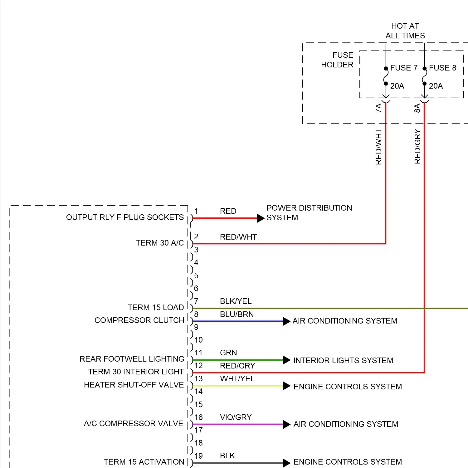 demo - Body control modules circuit (1 of 3) Body control modules circuit (1 of 3)