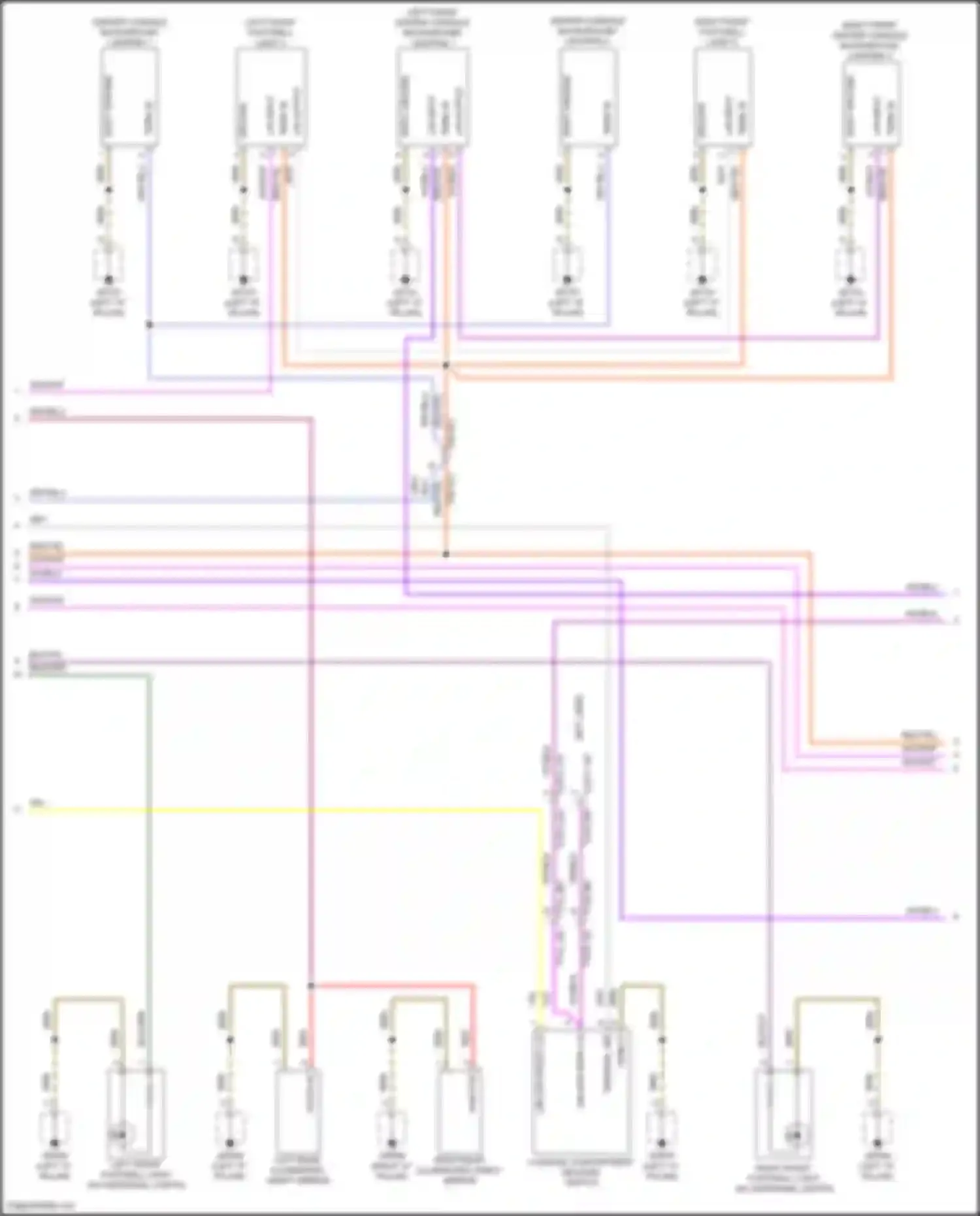 Wiring diagram blk/vio for Porsche 911 Turbo 992 (2018-2024) (7 of 11)