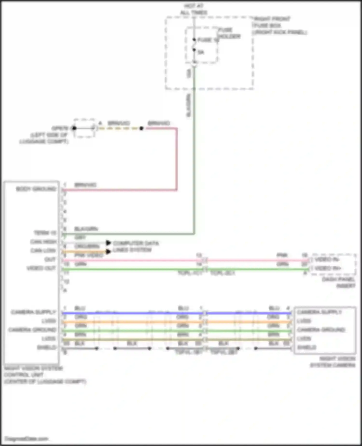 Wiring diagram can high for Porsche 911 Turbo 992 (2018-2024) (25 of 52)