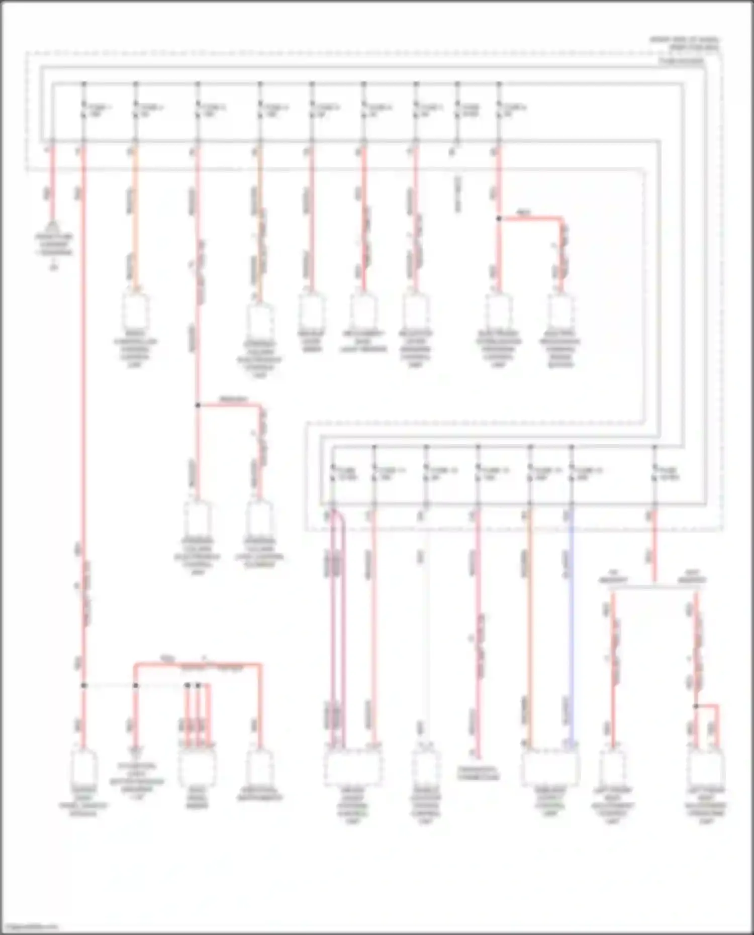 Wiring diagram fuse 12 for Porsche 911 Turbo 992 (2018-2024) (11 of 12)