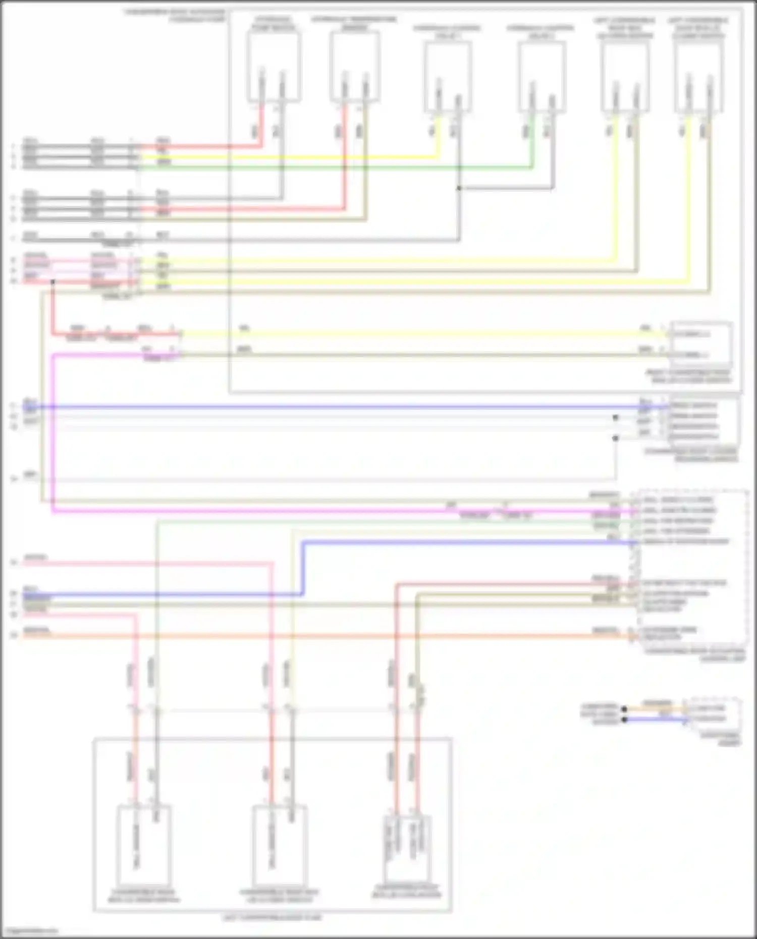 Wiring diagram microswitch a for Porsche 911 Turbo 992 (2018-2024) (1 of 1)