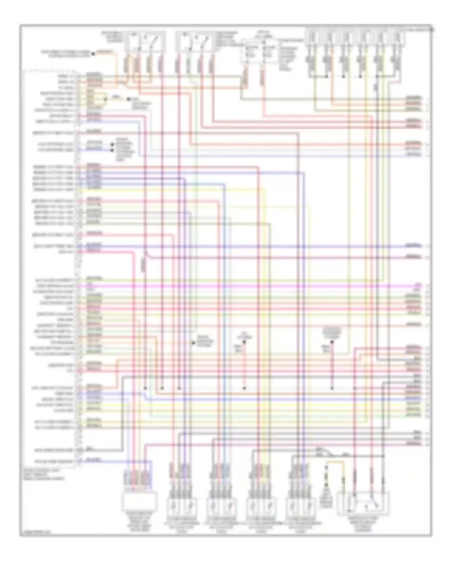 Boxster Porsche 986 facelift (2002-2004): Wiring diagram engine performance 2.7l (1 of 3)