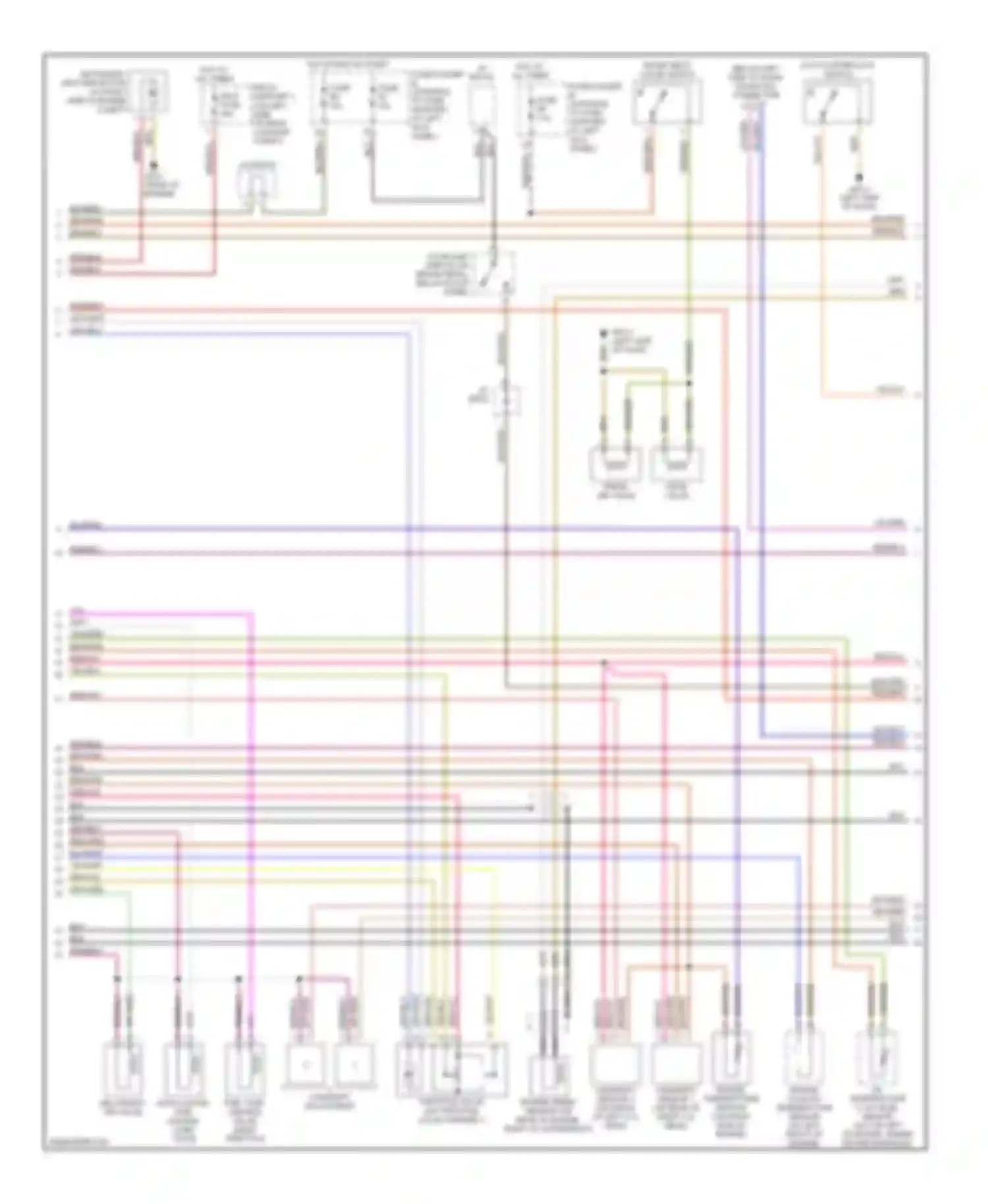 Boxster Porsche 986 facelift (2002-2004): Wiring diagram engine performance 3.2l (2 of 3)