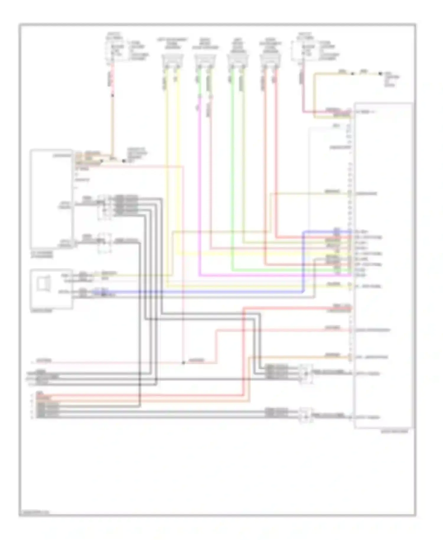 Boxster Porsche 986 facelift (2002-2004): Navigation circuit, with bose system (2 of 2)