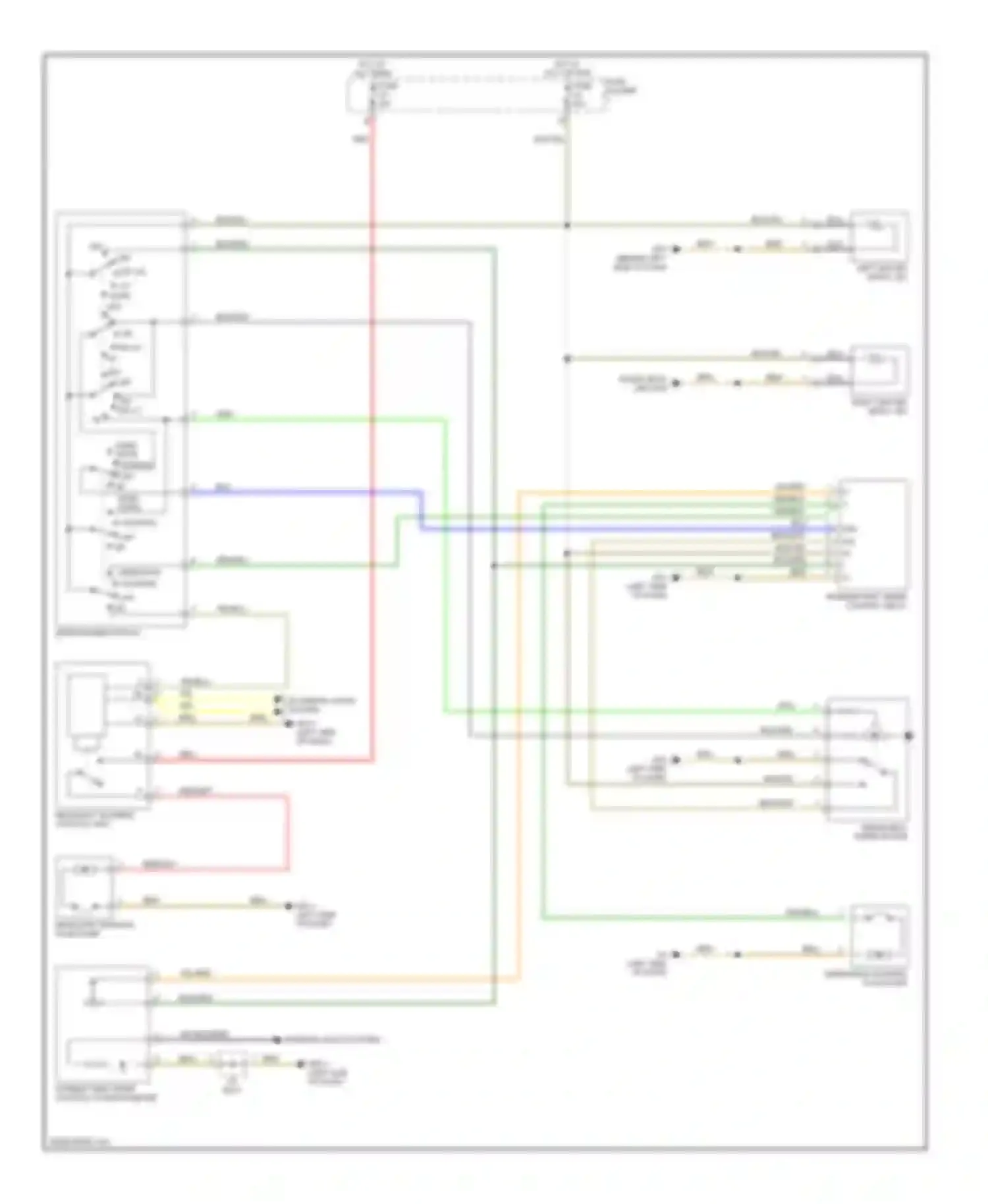 Boxster Porsche 986 facelift (2002-2004): Wiper/washer circuit, without rain sensor