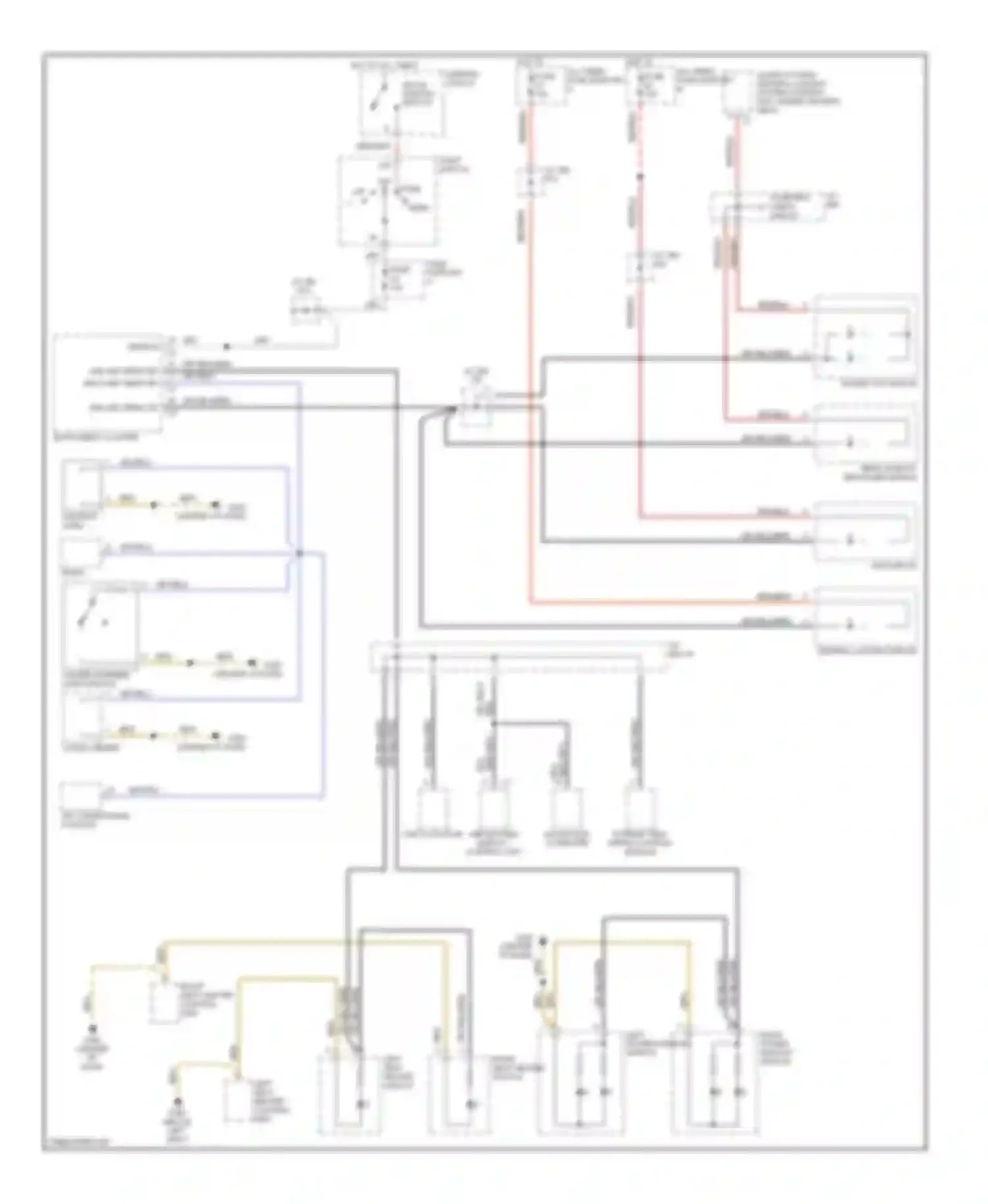 Boxster Porsche 986 (1996-2002): Instrument illumination circuit