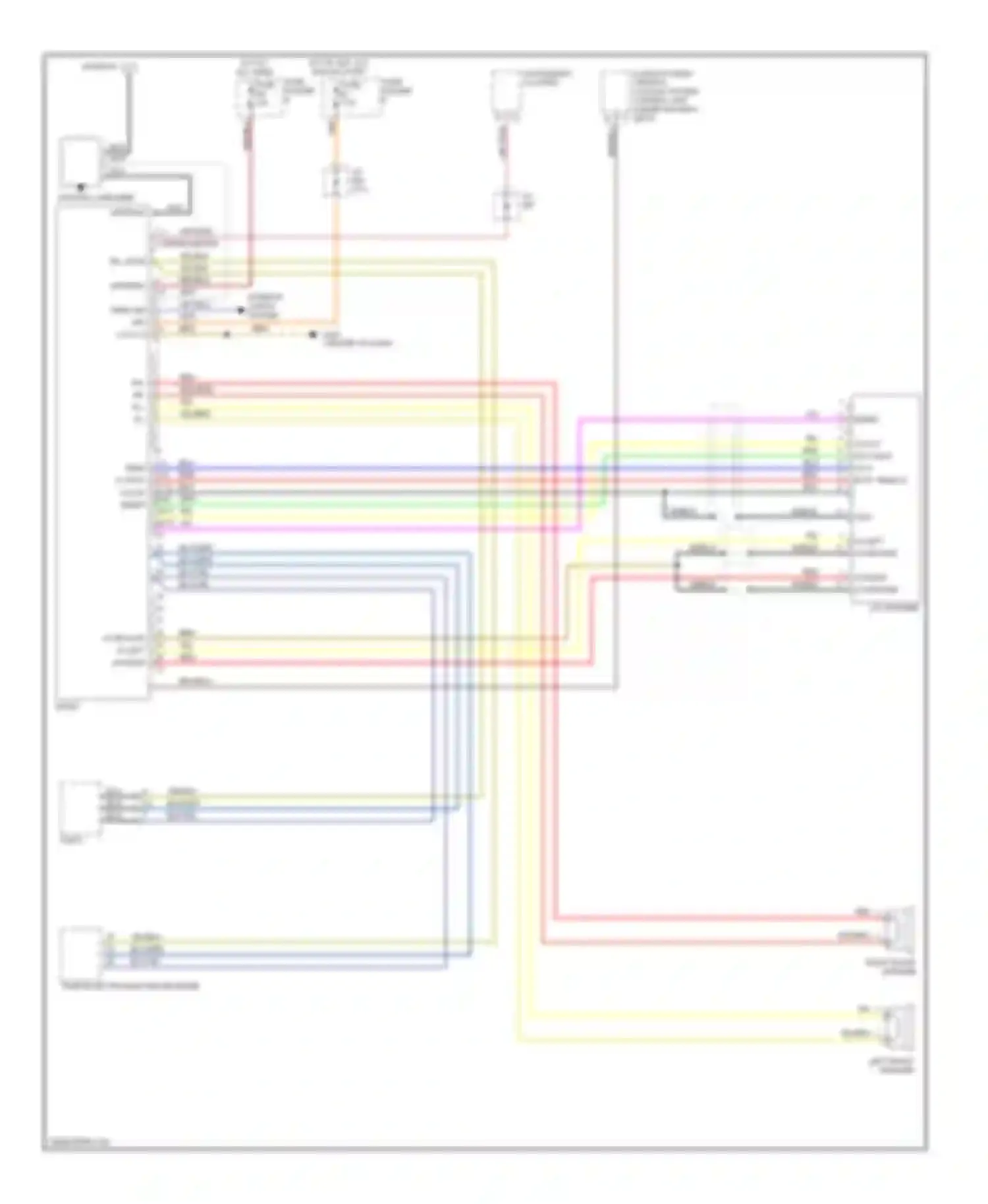 Boxster Porsche 986 (1996-2002): Radio circuits, without amplifier