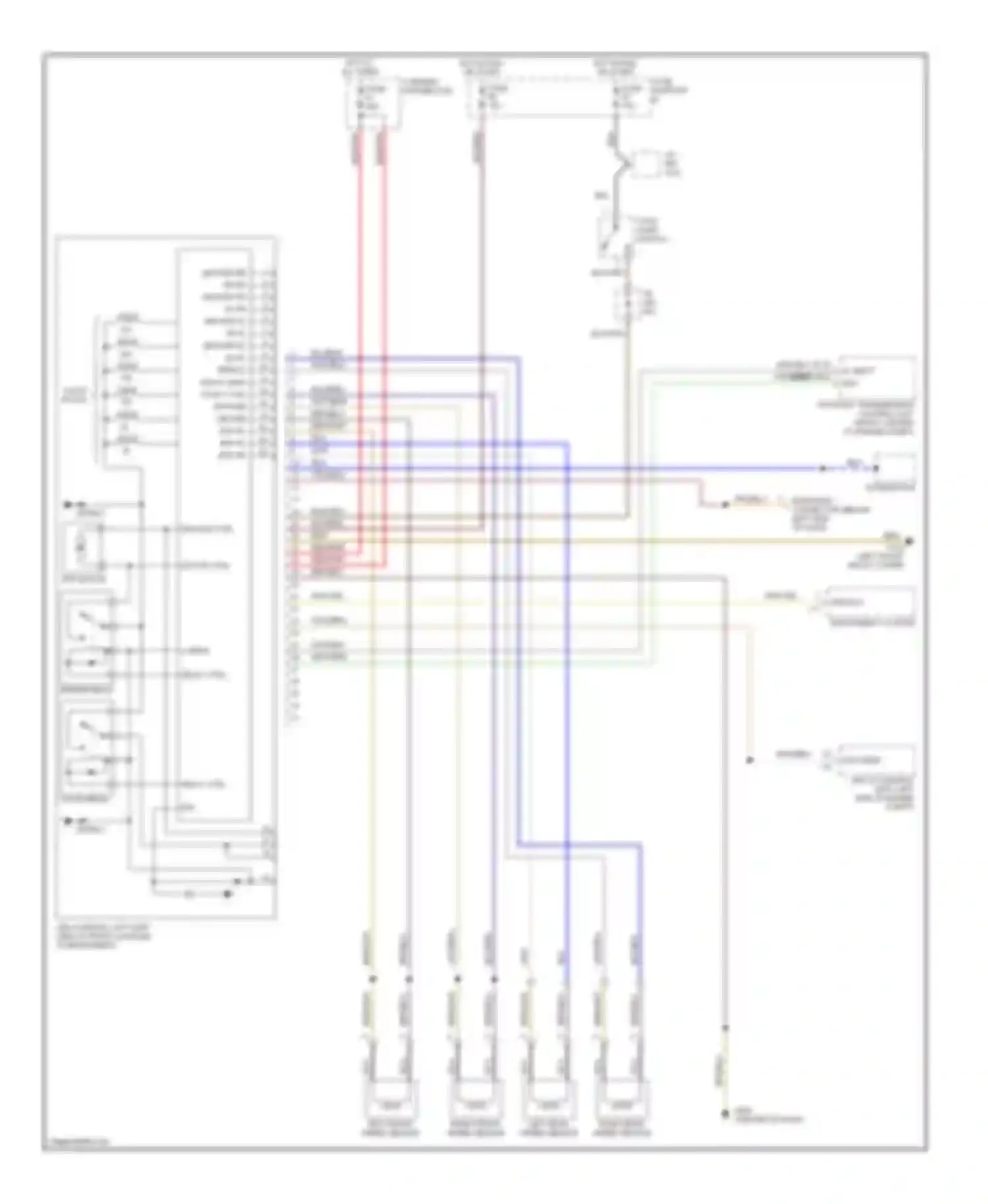 Wiring diagram 39 38 input eso fl input eso fr for Porsche Boxster 986 (1996-2002) (1 of 1)