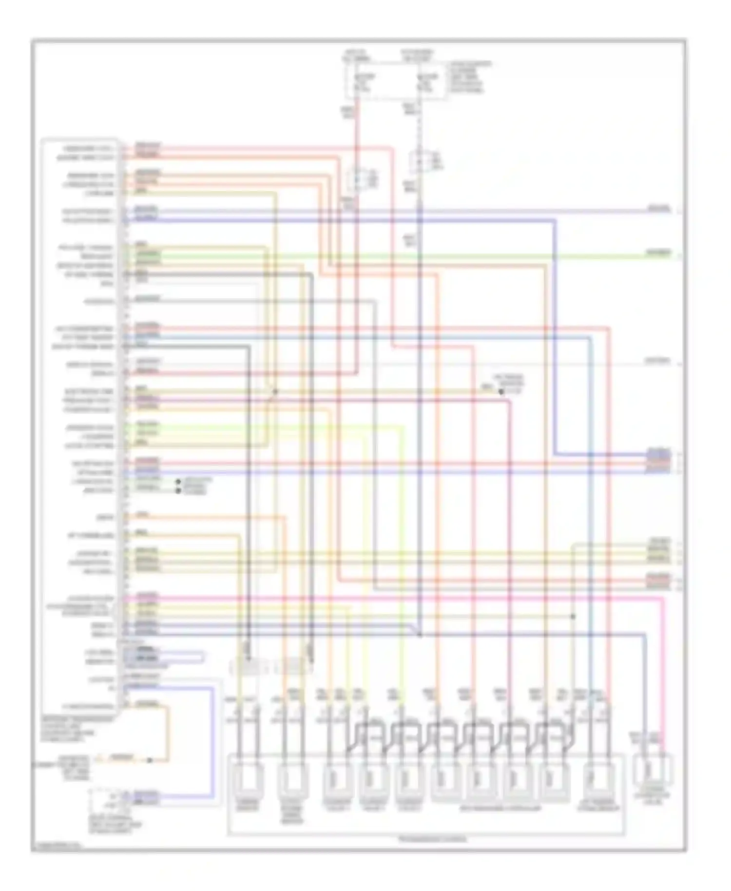 Wiring diagram atf temper- ature sensor for Porsche Boxster 986 (1996-2002) (1 of 1)