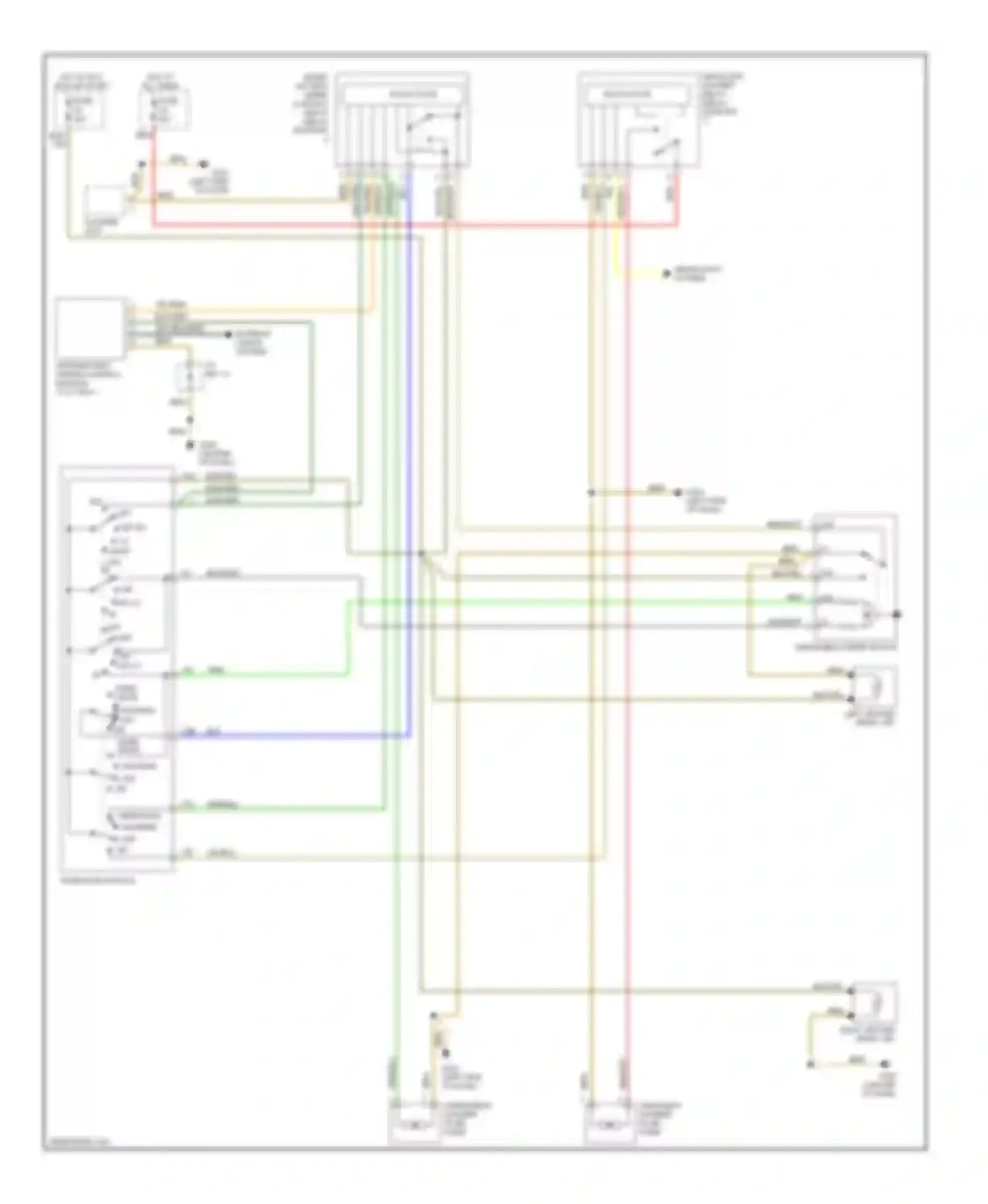 Wiring diagram blk/grn for Porsche Boxster 986 (1996-2002) (6 of 6)