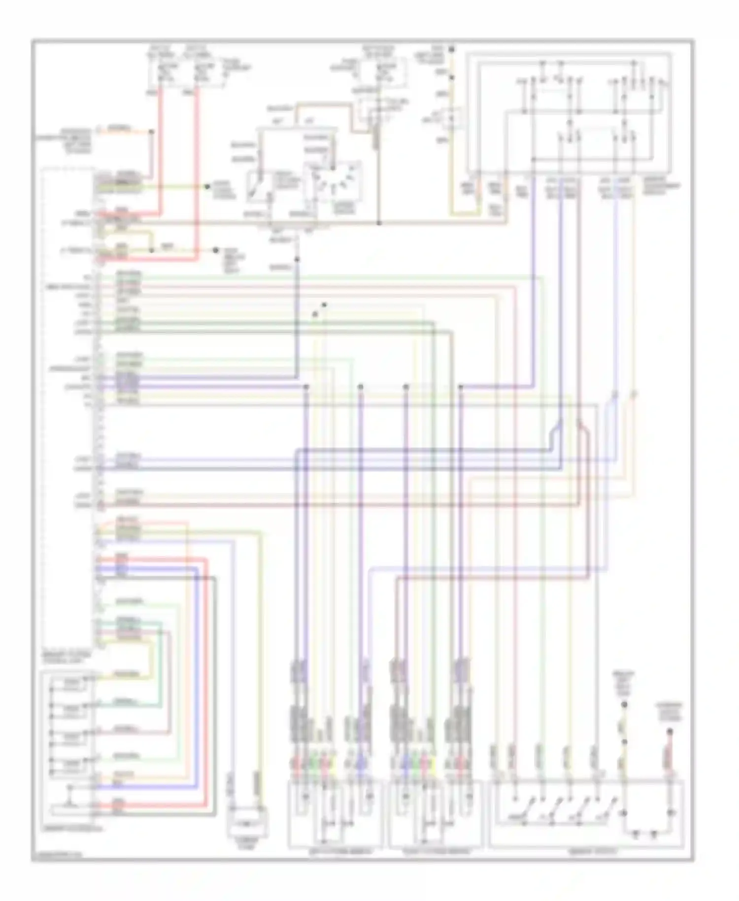 Wiring diagram right outside mirror for Porsche Boxster 986 (1996-2002) (1 of 1)