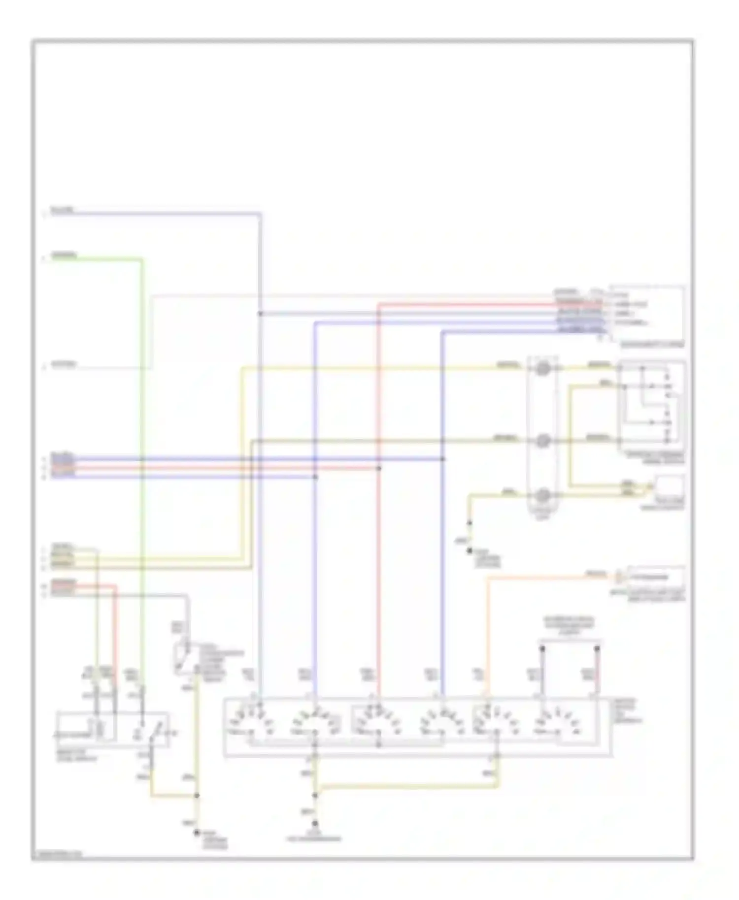 Wiring diagram selector level switch for Porsche Boxster 986 (1996-2002) (1 of 1)
