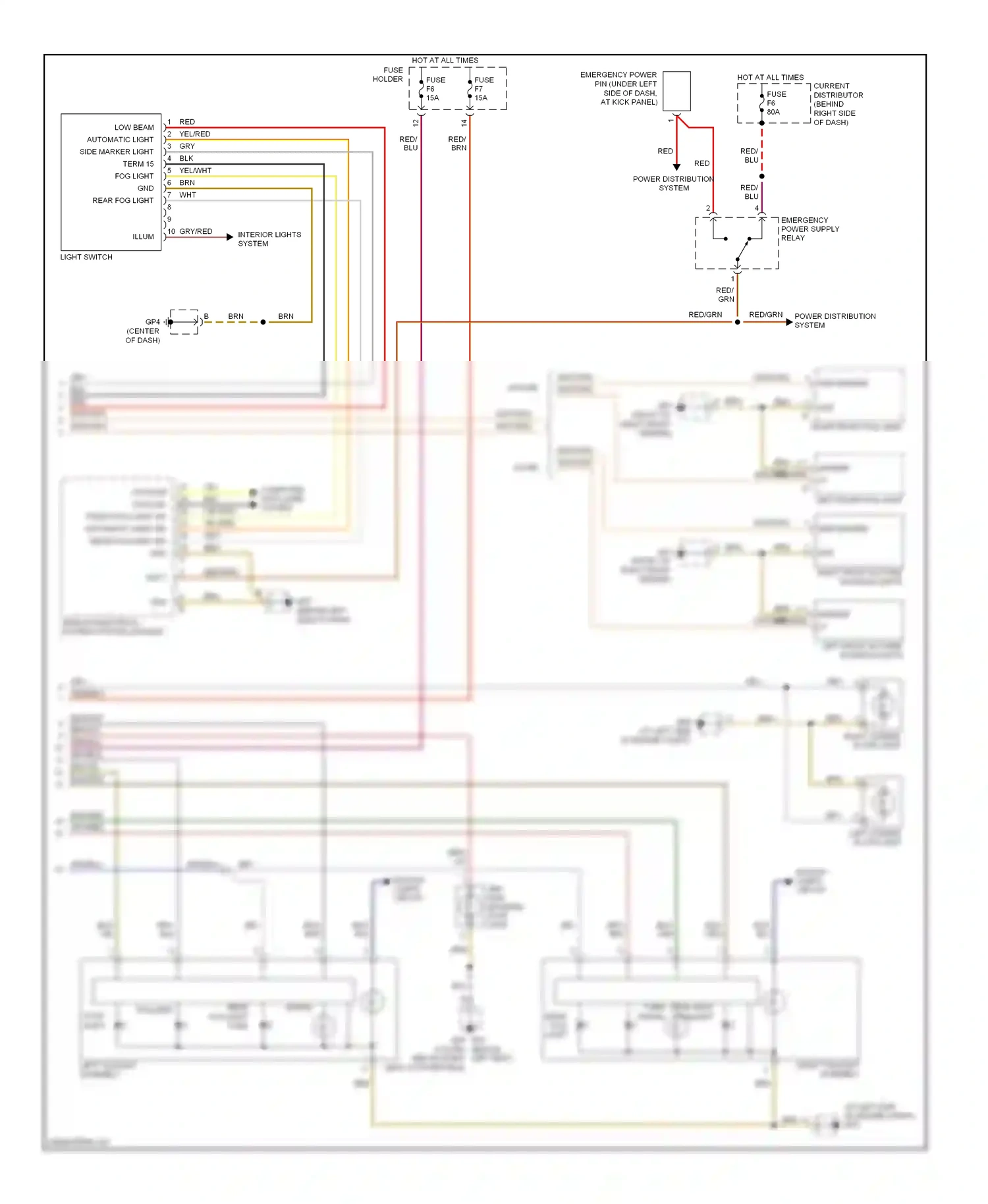 Porsche Boxster 987 facelift 2 (2009-2012) computer data lines system wiring diagram  (15 of 51)