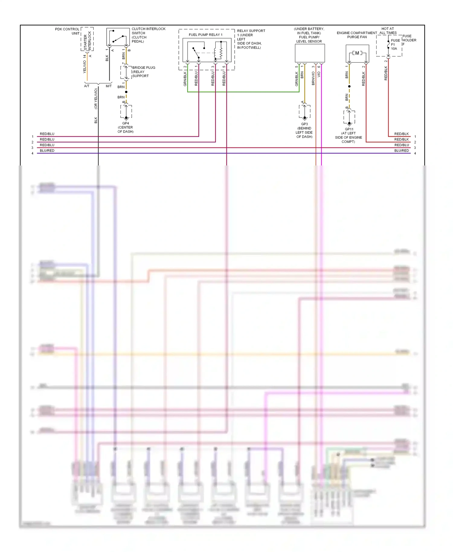 Porsche Boxster 987 facelift 2 (2009-2012) computer data lines system wiring diagram  (20 of 51)