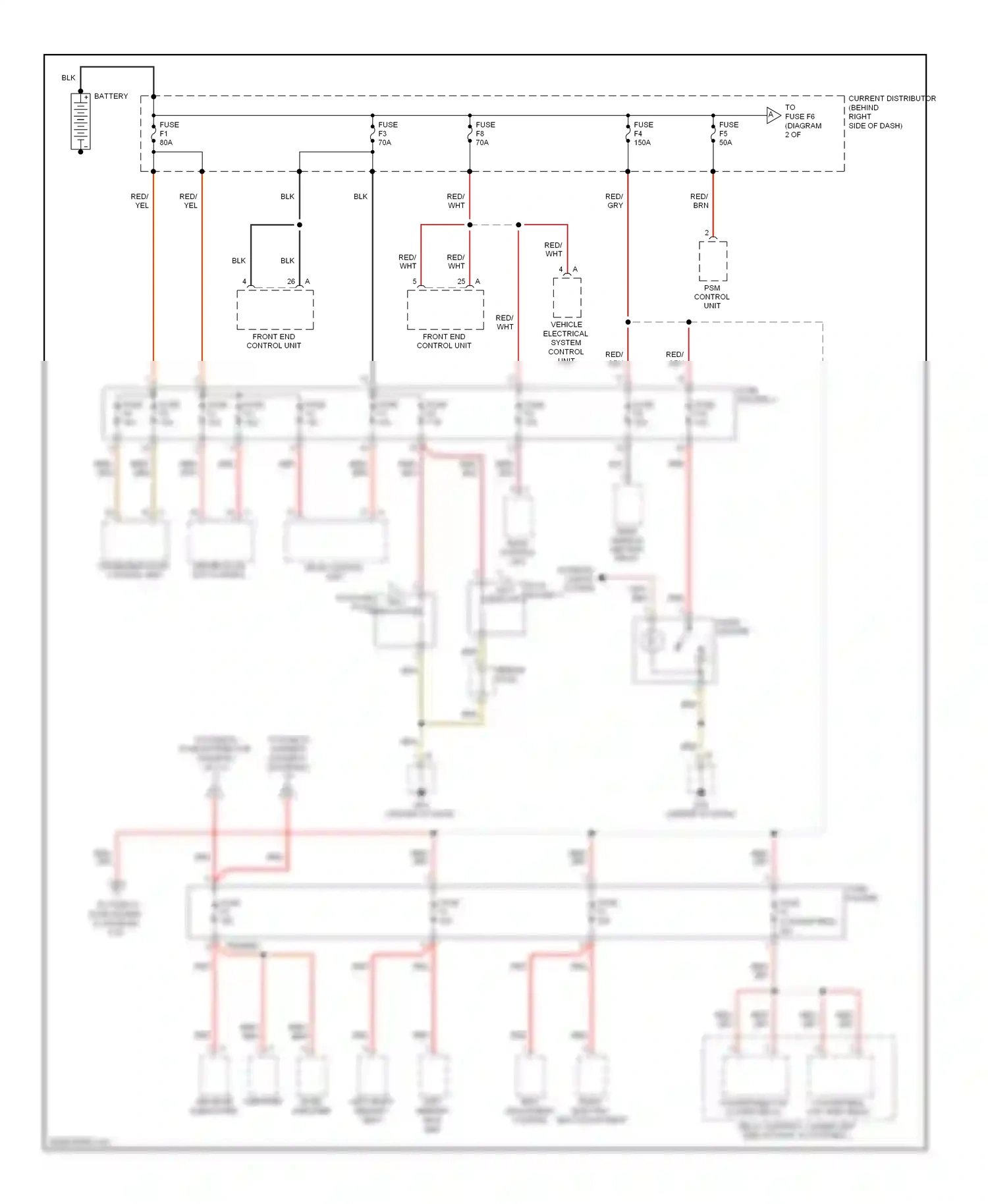 Porsche Boxster 987 facelift 2 (2009-2012) plug socket 2 wiring diagram  (1 of 1)