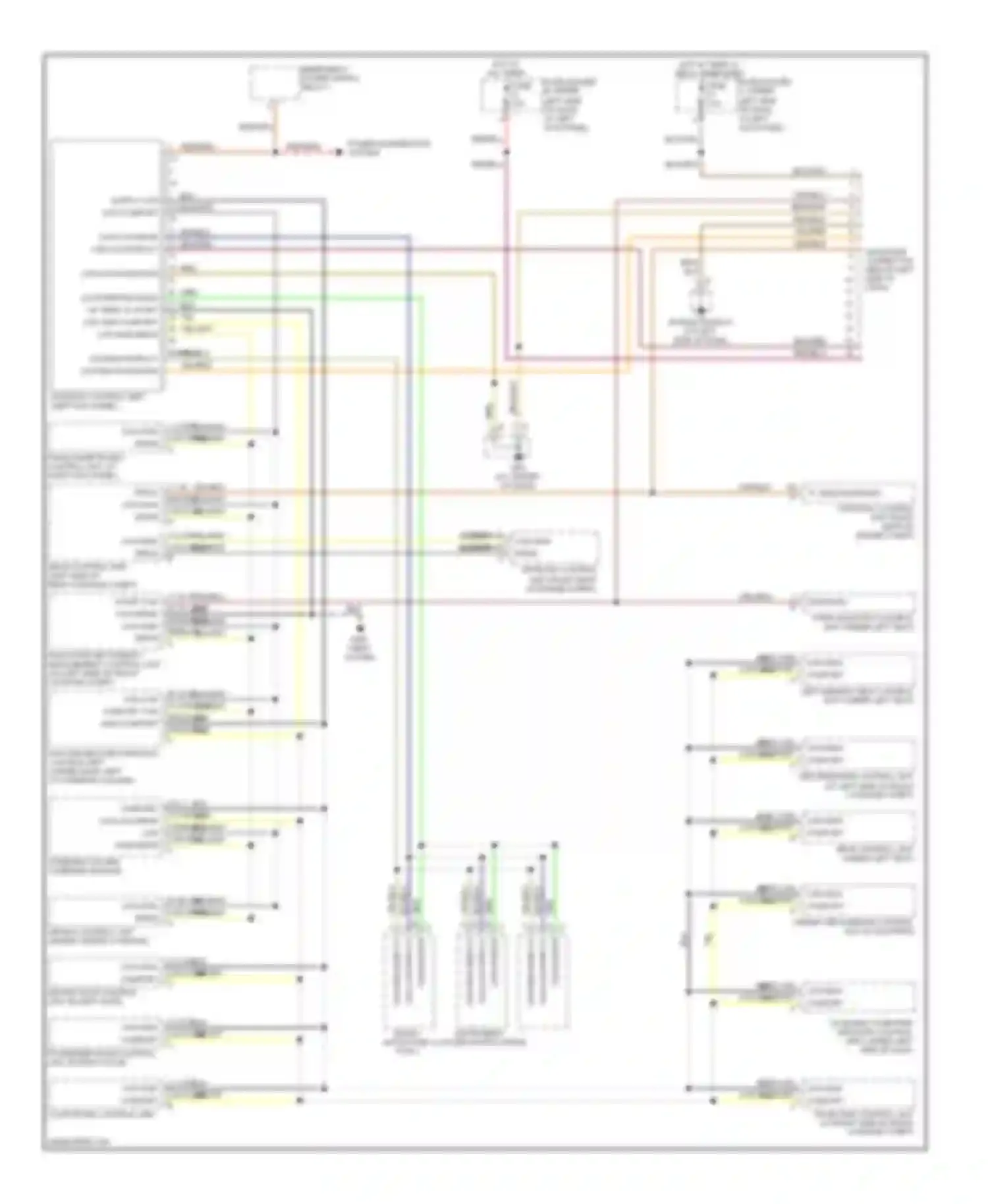 Boxster Porsche 987 facelift (2006-2009): Computer data lines circuit