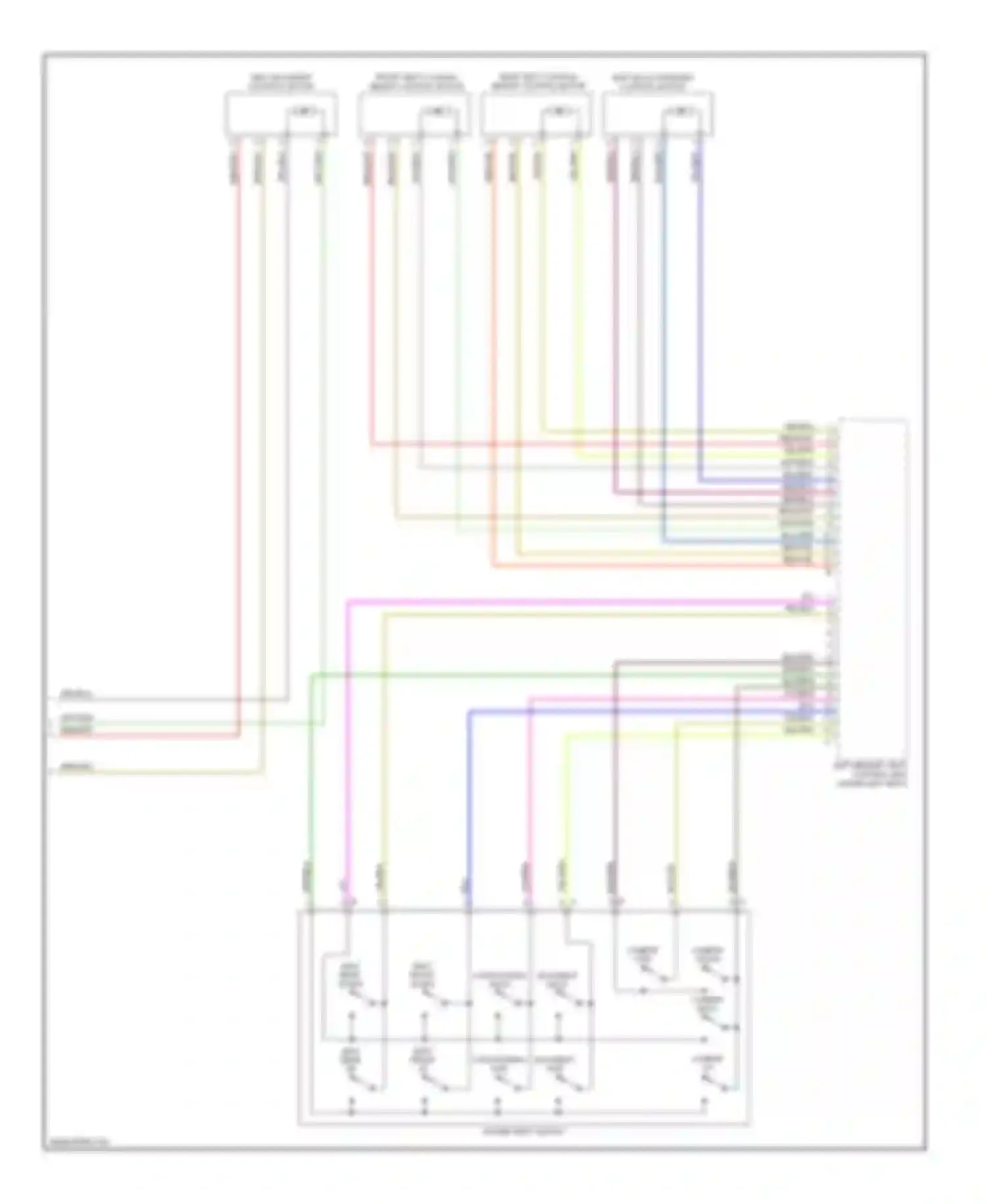 Boxster Porsche 987 facelift (2006-2009): Memory seat circuit (2 of 2)