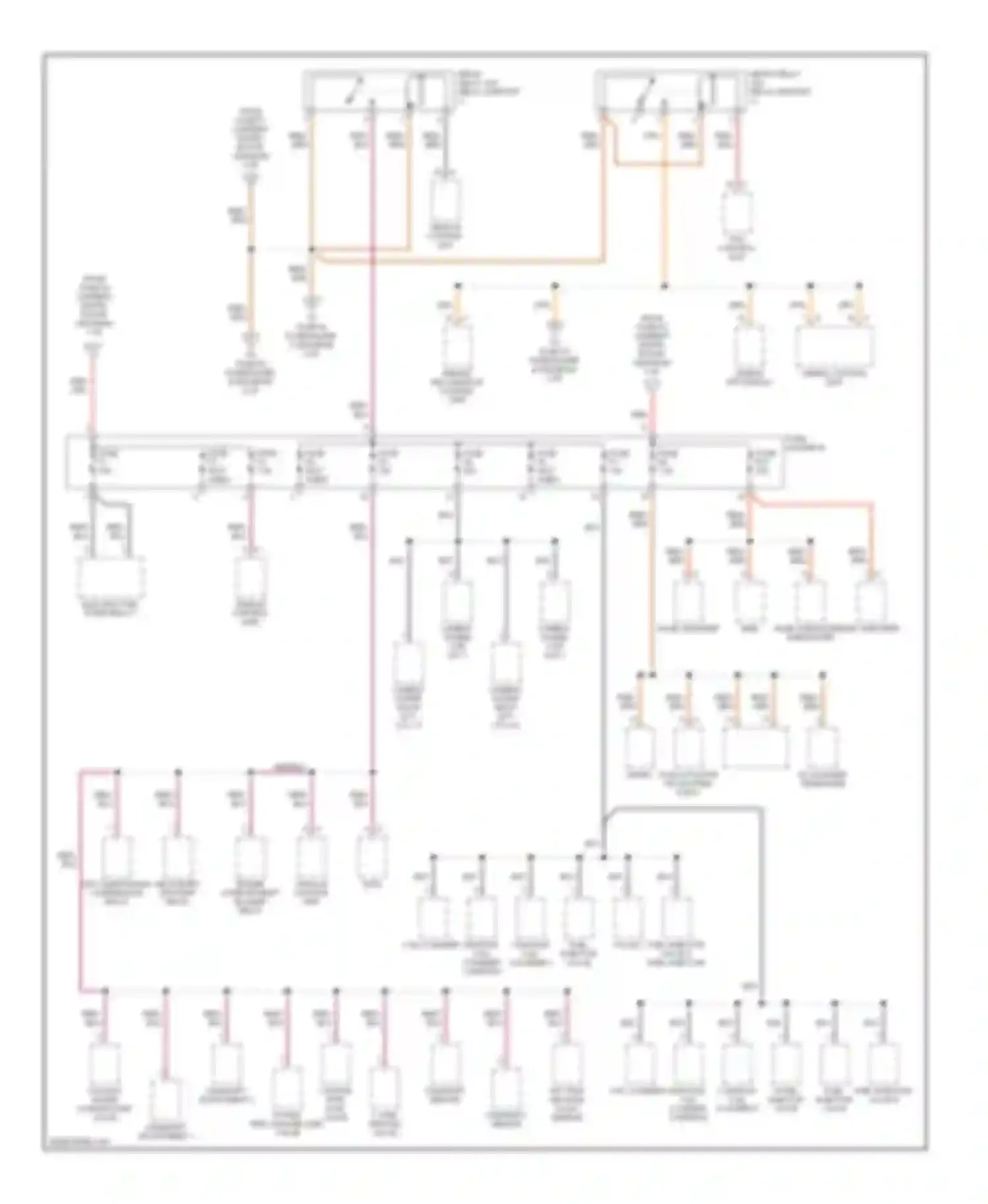 Boxster Porsche 987 facelift (2006-2009): Power distribution circuit (4 of 4)