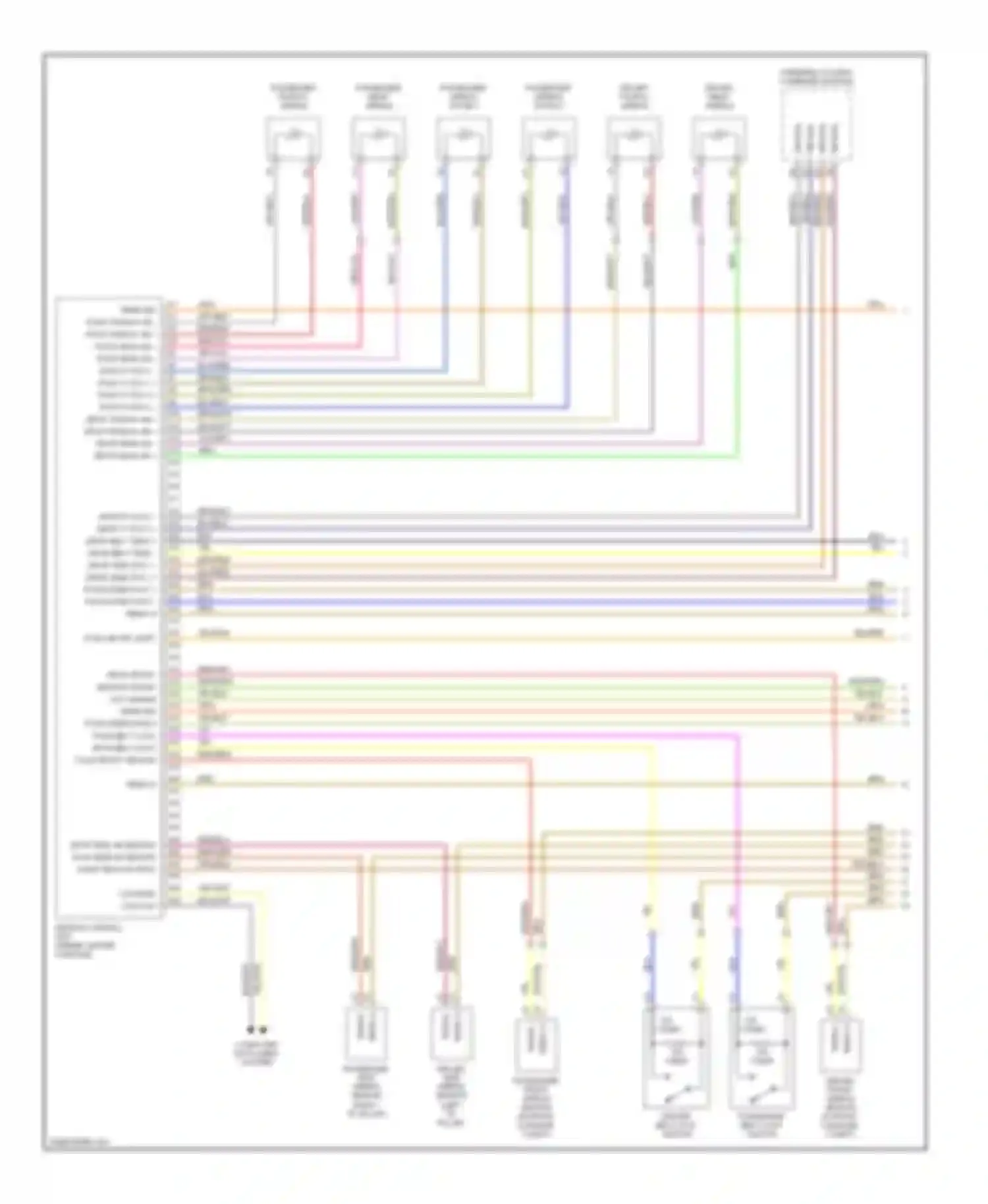 Boxster Porsche 987 facelift (2006-2009): Supplemental restraints circuit (1 of 2)