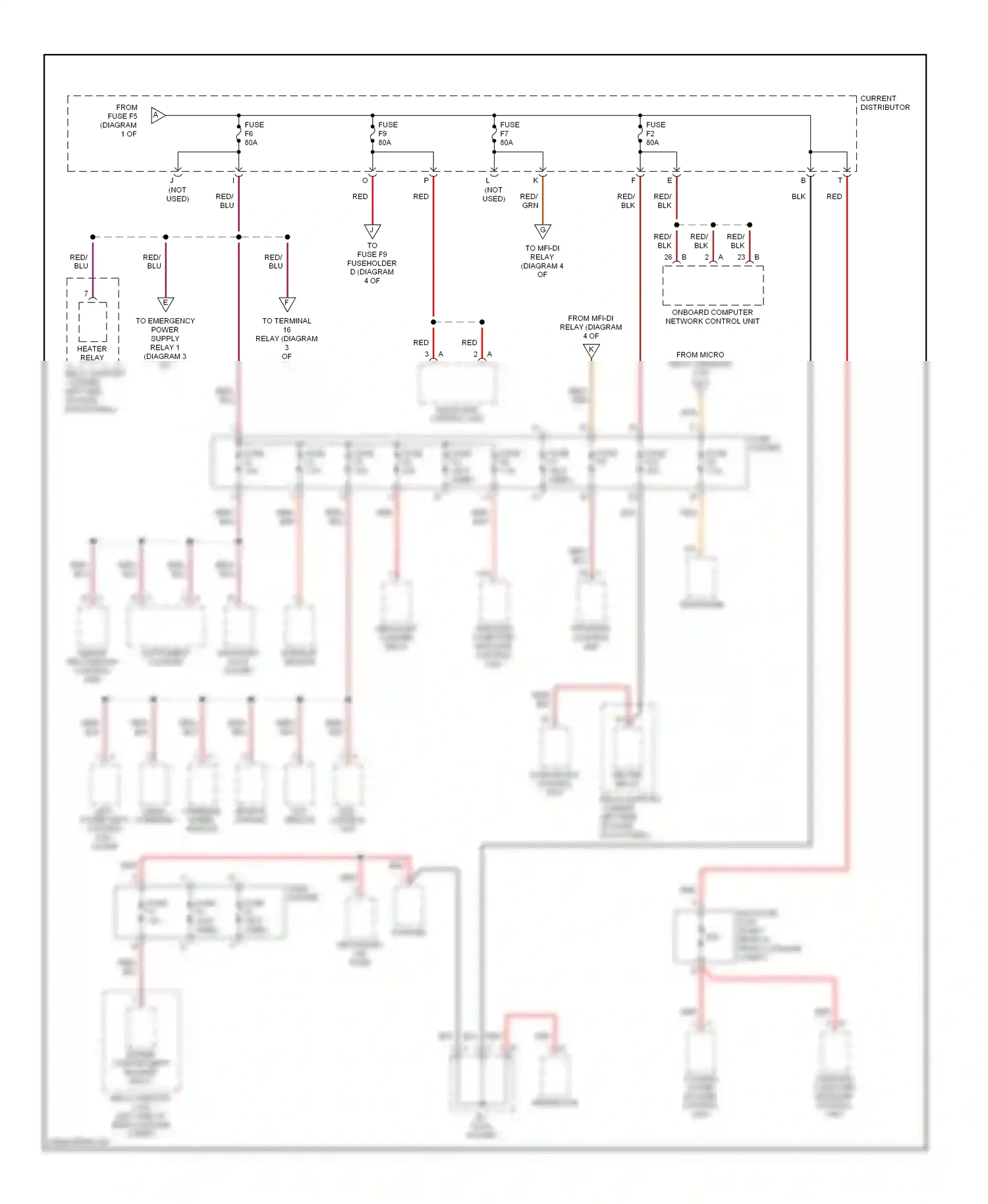 Porsche Boxster 987 facelift (2006-2009) b+ plug socket wiring diagram  (2 of 3)