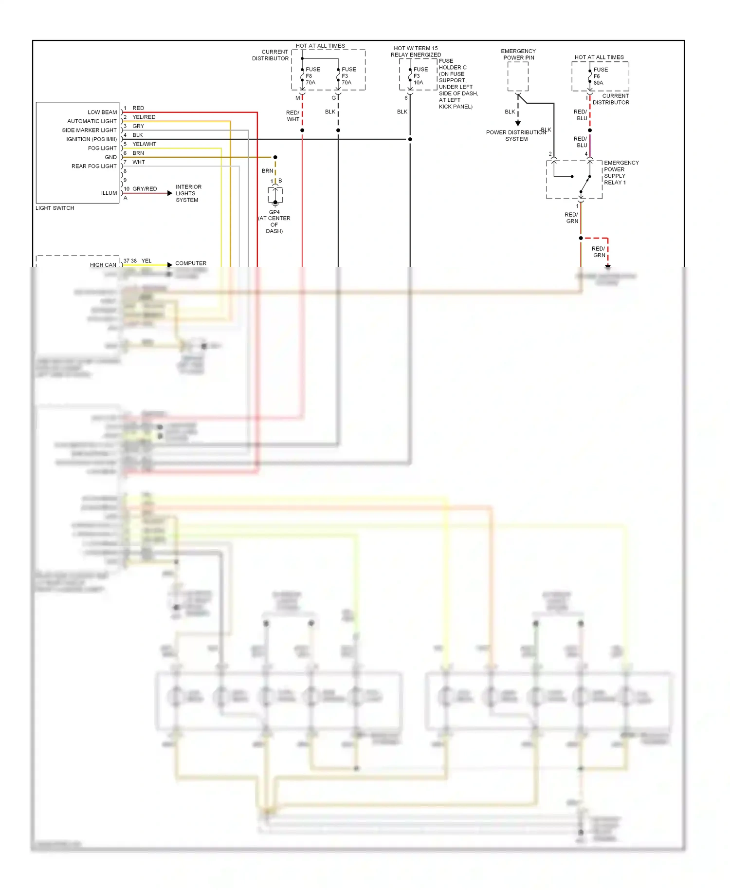 Porsche Boxster 987 facelift (2006-2009) computer data lines system wiring diagram  (15 of 38)