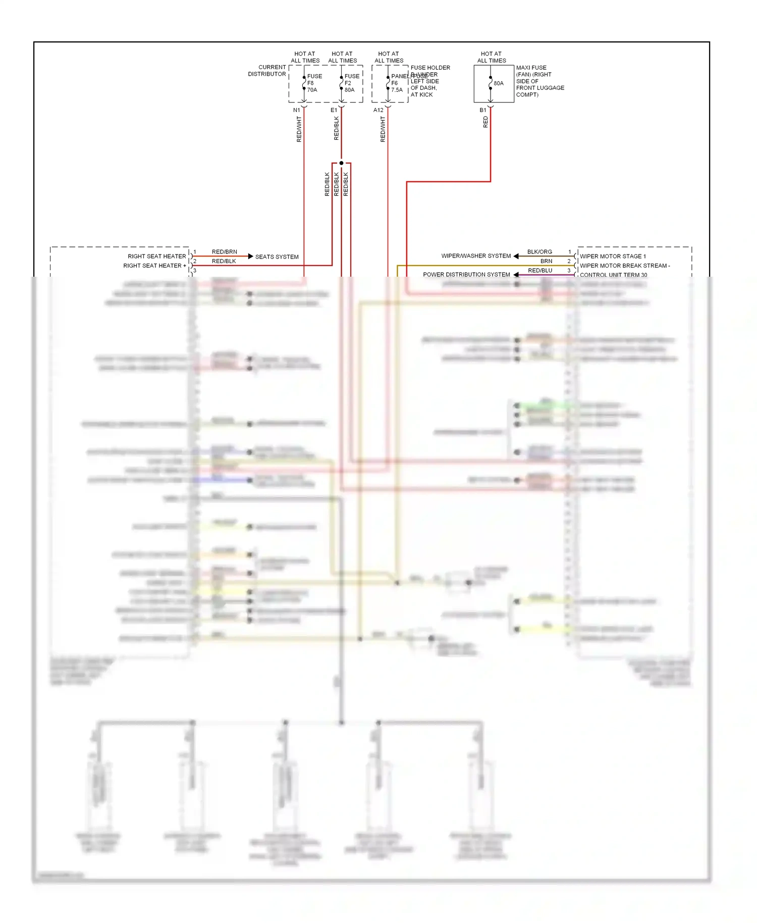 Porsche Boxster 987 facelift (2006-2009) computer data lines system wiring diagram  (10 of 38)