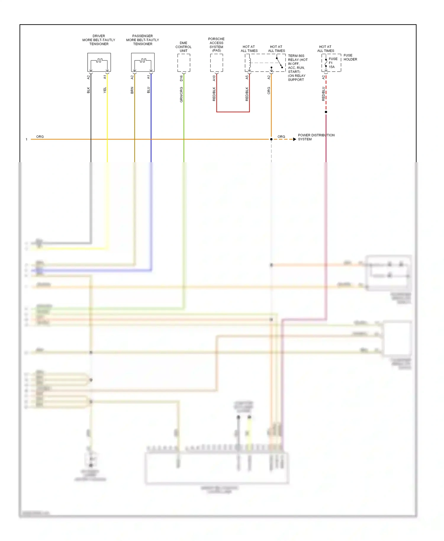 Porsche Boxster 987 facelift (2006-2009) computer data lines system wiring diagram  (36 of 38)