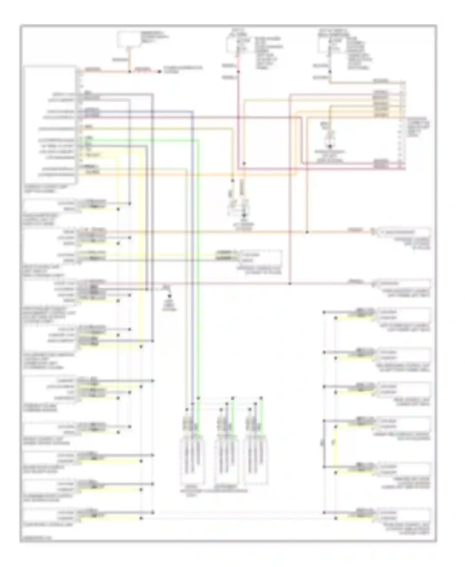 Boxster Porsche 987 (2004-2006): Computer data lines circuit
