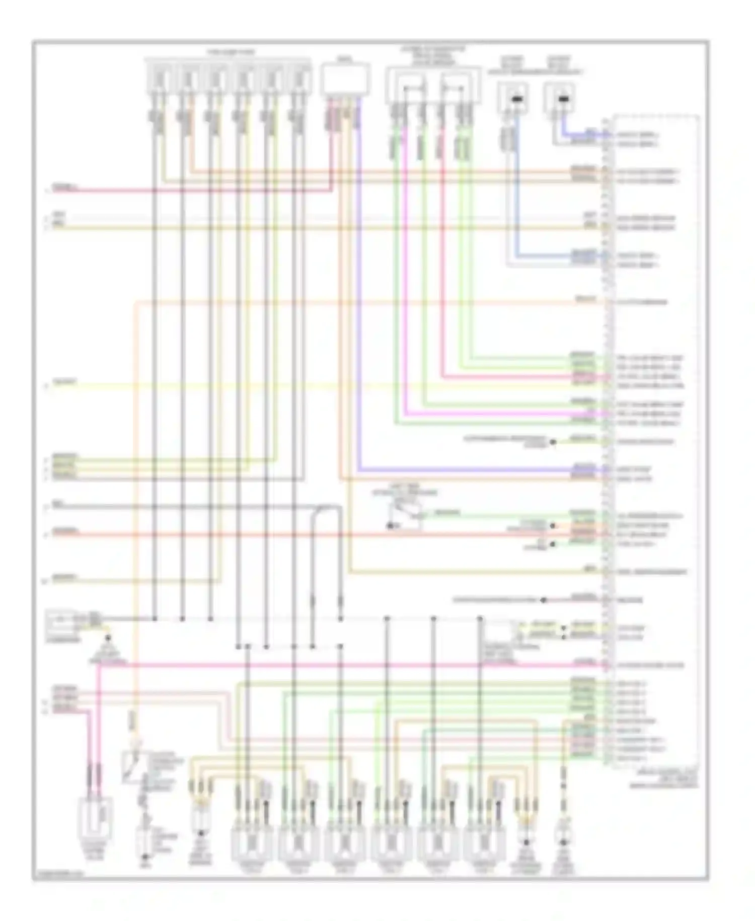 Boxster Porsche 987 (2004-2006): Wiring diagram engine performance 2.7l (3 of 3)