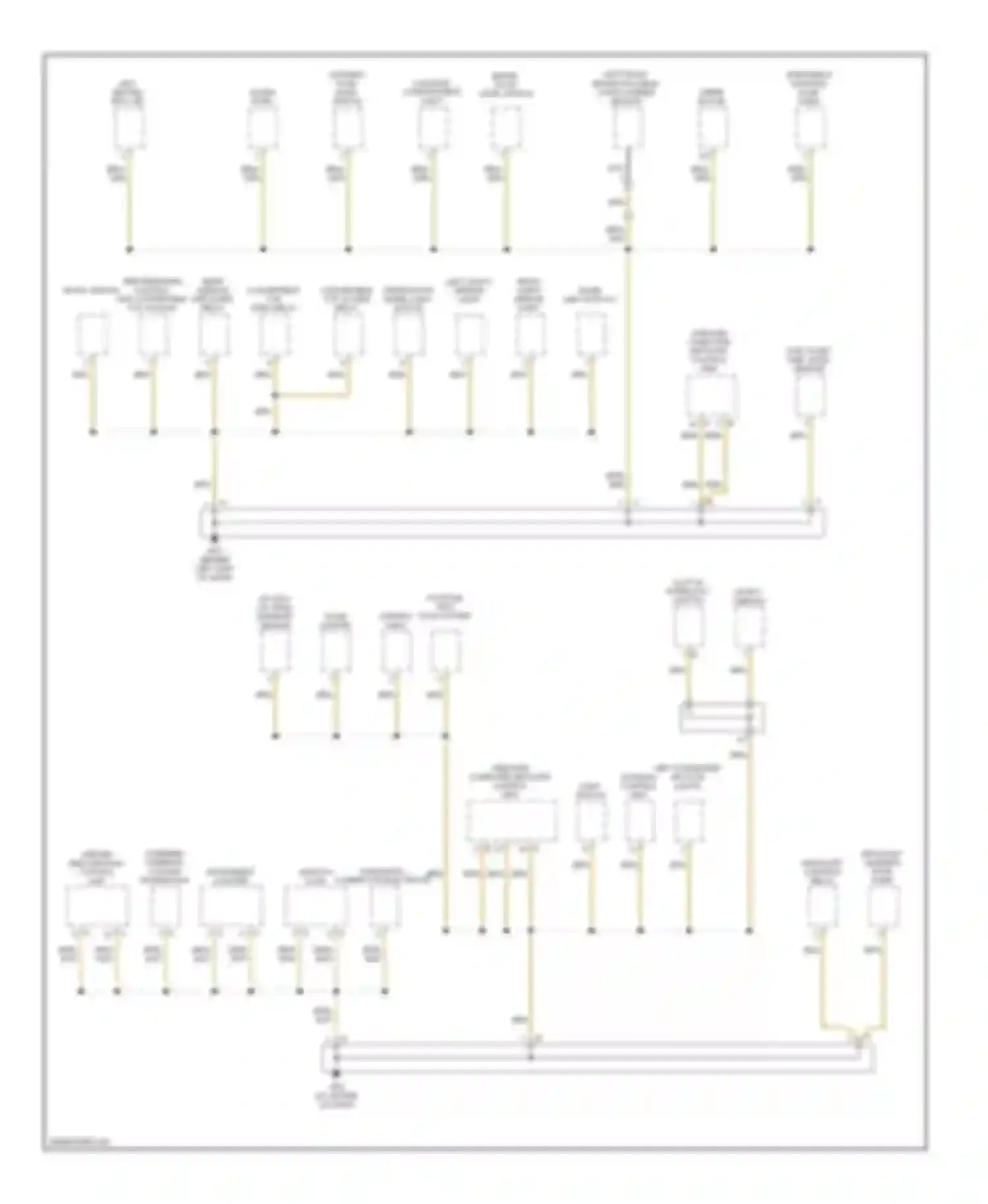 Boxster Porsche 987 (2004-2006): Ground distribution circuit (2 of 4)
